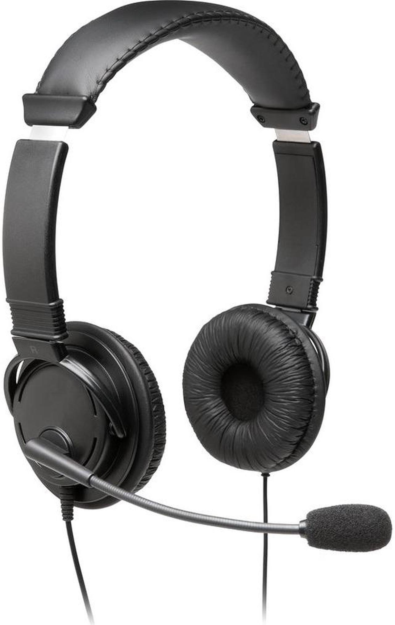 Kensington Hi-Fi USB Headphones - Stereo - USB - Wired - Over-the-head - Binaural - Circumaural - Noise Cancelling Microphone