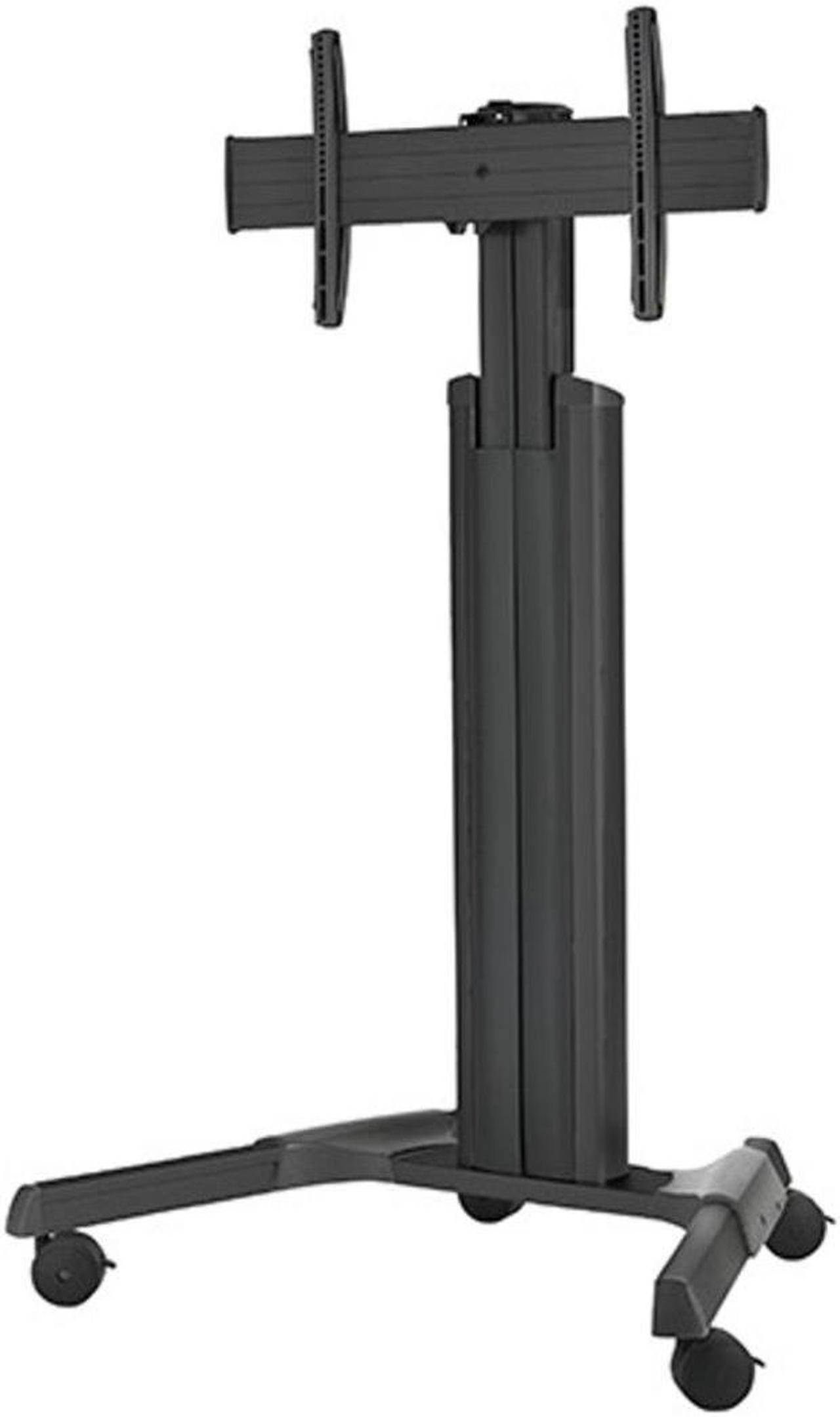 Alt view image 7 of 7 - Chief Large Fusion LPAUB Manual Height Adjustable Mobile Cart for Video Conferencing System - Black