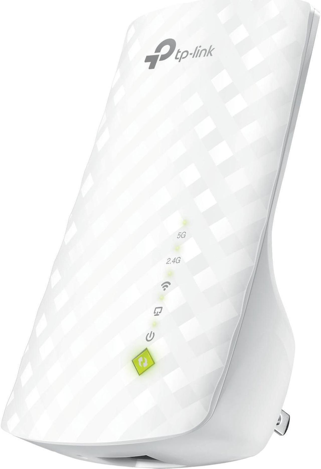 Main image of TP-Link RE220 IEEE 802.11ac 750 Mbit/s Wireless Range Extender - 2.40 GHz, 5 GHz - 1 x Network (RJ-45) - Fast Ethernet - Wall Mountable