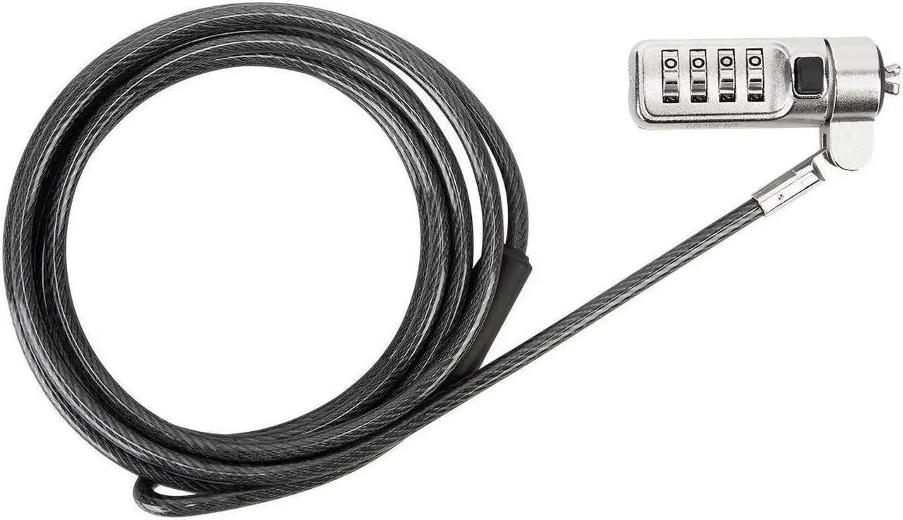 Alt view image 20 of 20 - Targus DEFCON Cable Lock - Resettable - Galvanized Steel - 6.50 ft - For Notebook - ASP66GLX