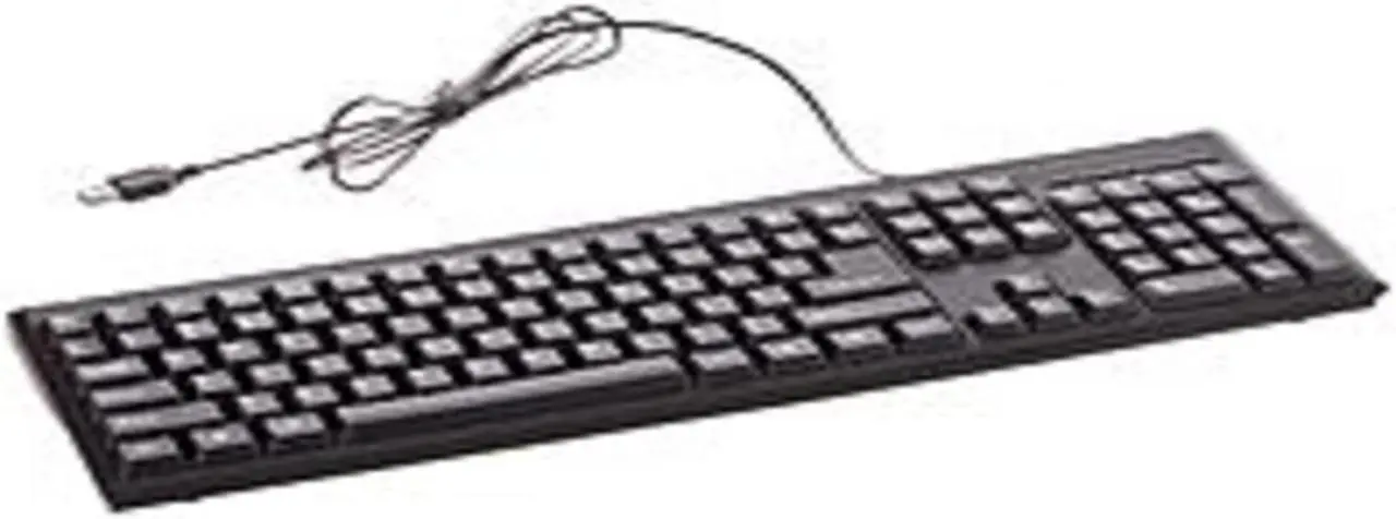 Alt view image 3 of 3 - USB WIRED GENERIC 104 KEY SPILL-RESISTANT KEYBOARD