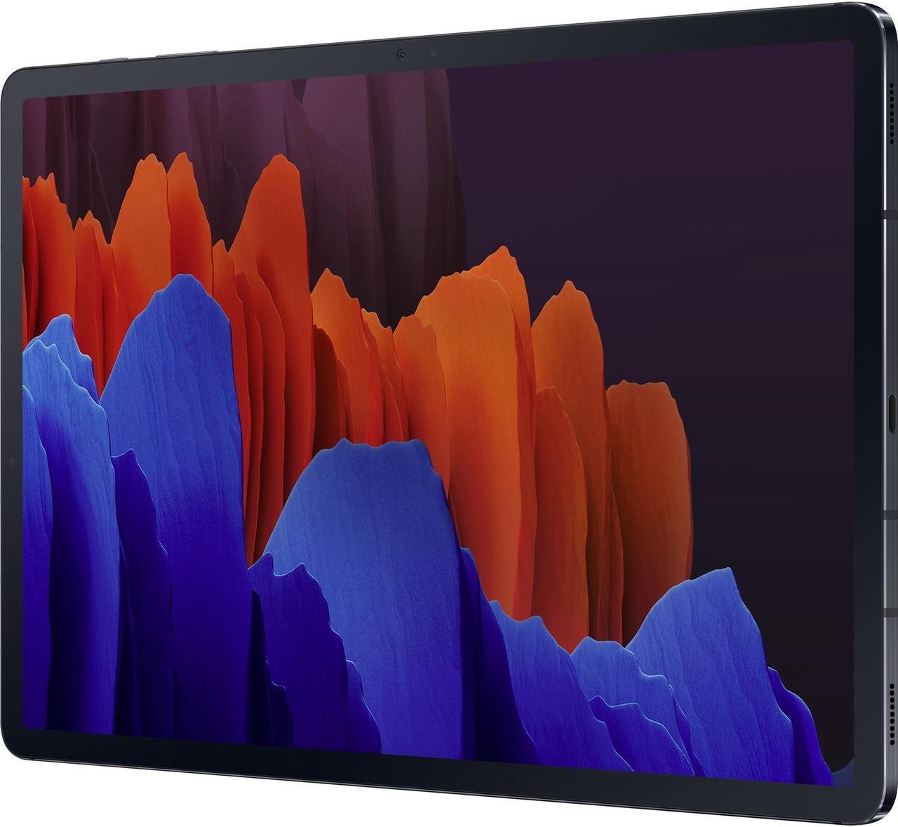 Main image of Samsung Galaxy Tab S7+ SM-T970 Tablet - 12.4" WQXGA+ - 6 GB RAM - 128 GB Storage - Android 10 - Mystical Black - Qualcomm Snapdragon 865 Plus SoC Octa-core (8 Core) 3.09 GHz - Upto 1 TB microSD ...