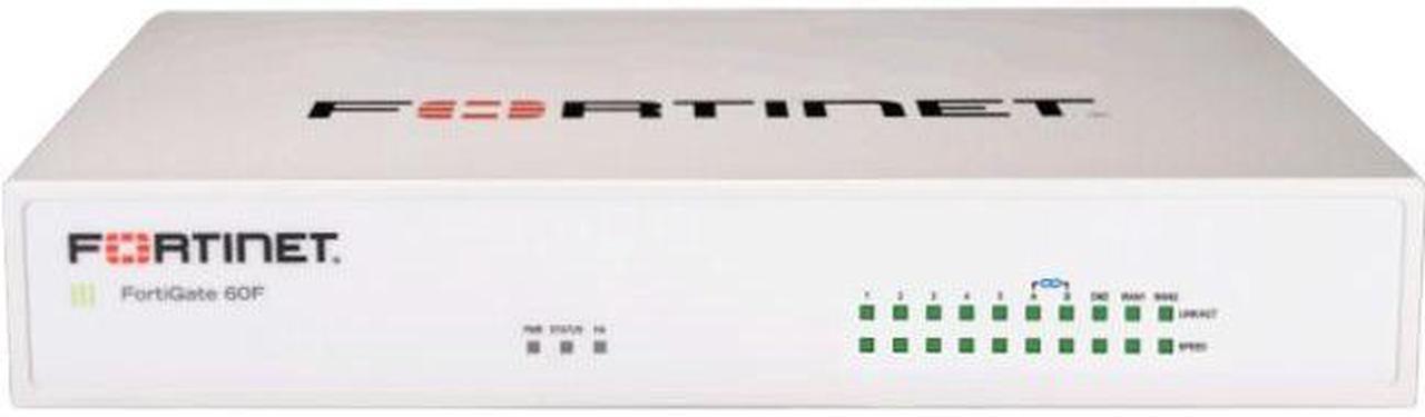 Fortinet - FG-60F-BDL-950-36 - Fortinet FortiGate FG-60F Network Security/Firewall Appliance - 10 Port