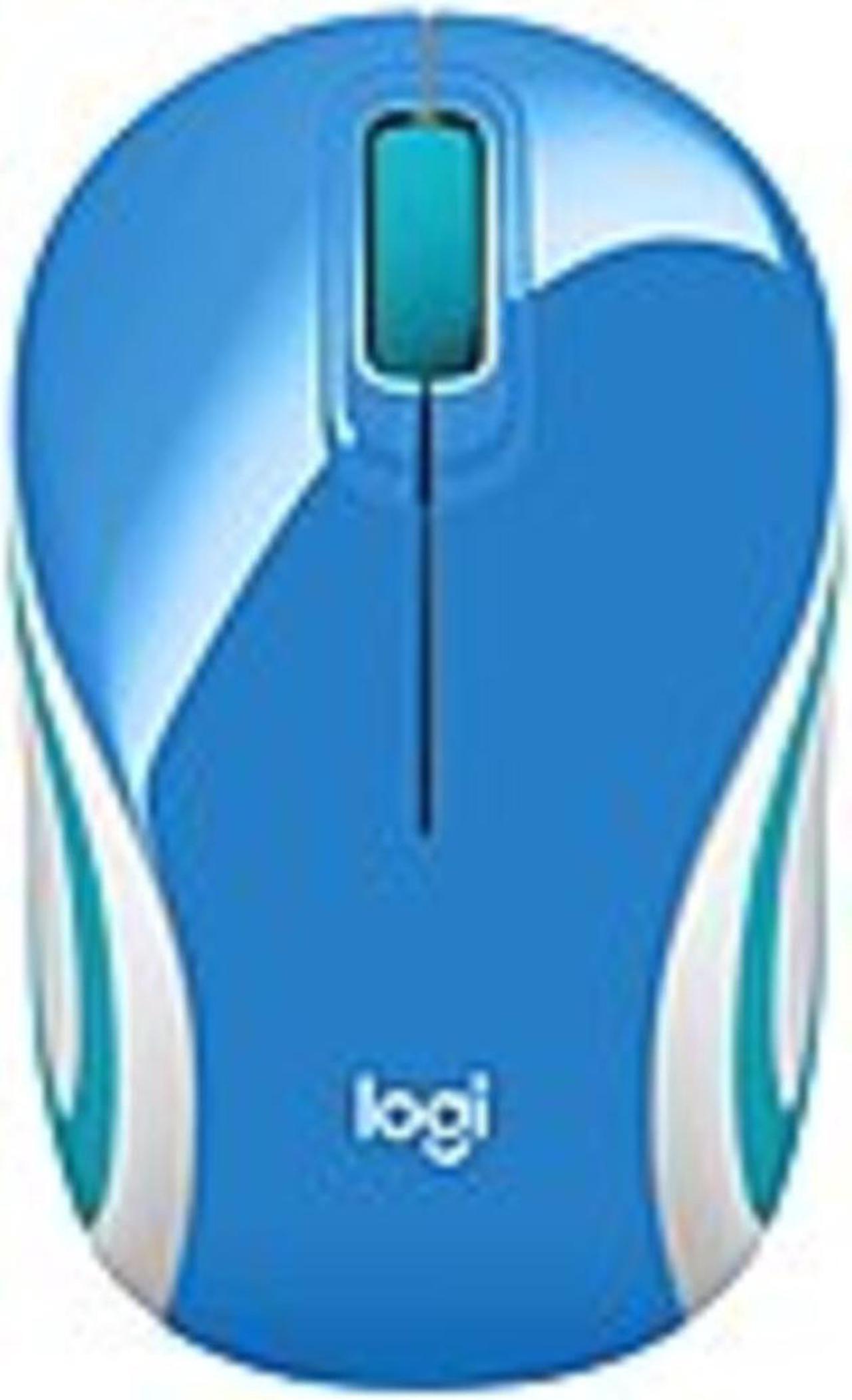 Alt view image 2 of 10 - Logitech Wireless Mini Mouse M187 Palace Blue 910005360