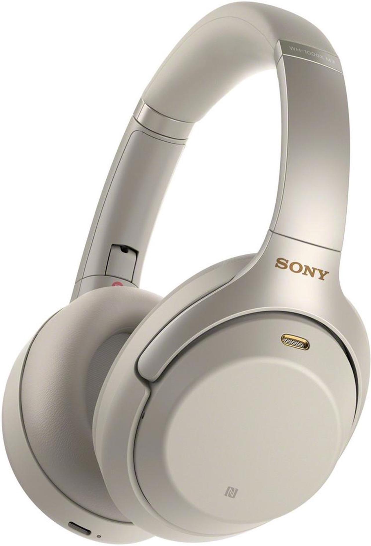 Sony WH-1000XM4 Wireless Noise Cancelling Over buy the Ear Headphones - Silver