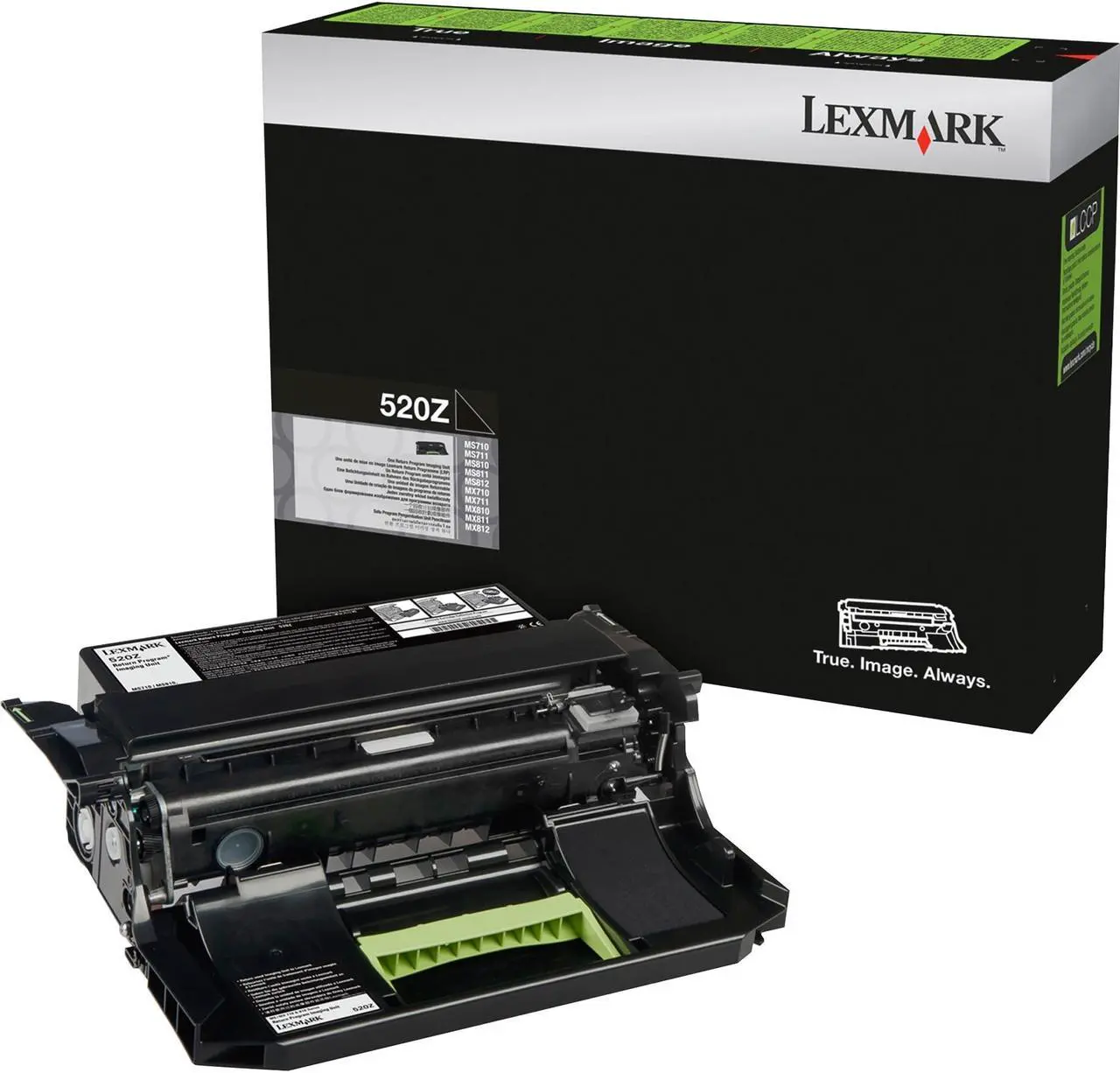 Alt view image 5 of 7 - Lexmark 52D0Z00 Drum Black
