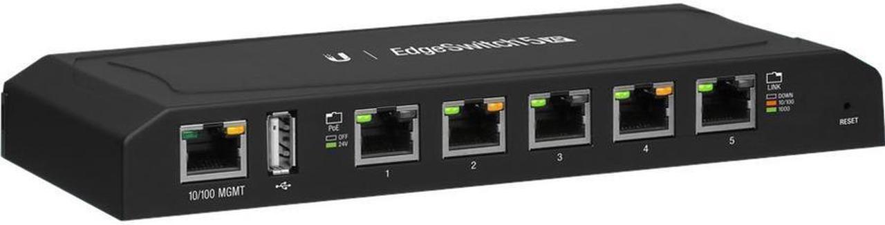 Alt view image 18 of 20 - Ubiquiti EdgeSwitch XP 5 Gigabit 24V PoE Ethernet Switch - ES-5XP