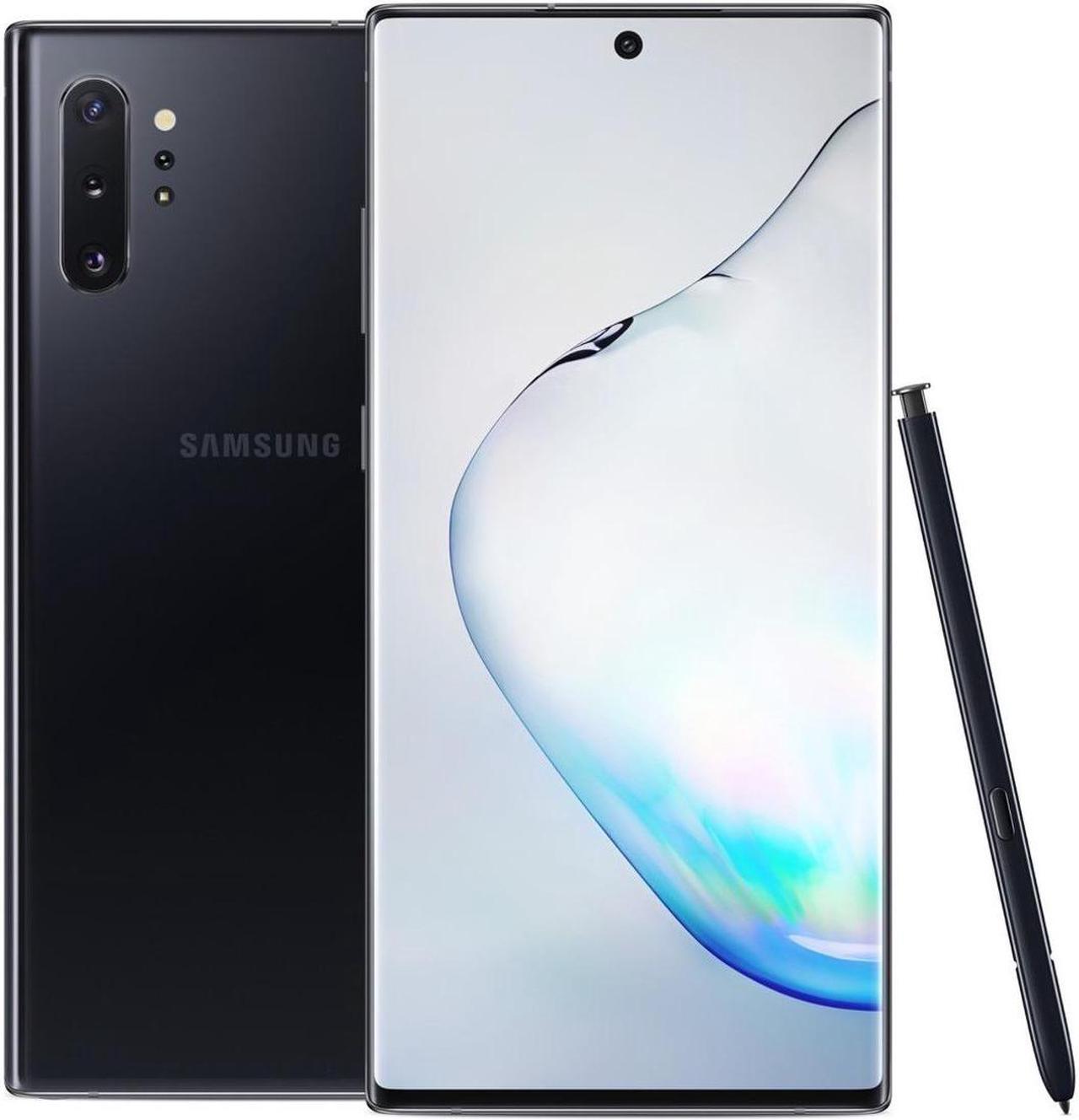 Alt view image 6 of 6 - Samsung Galaxy Note 10+ Plus 256GB Factory Unlocked Aura Black (Fully Unlocked, 6.8 Inch Display, 4G LTE, U.S. Version) SM-N975UZKAXAA