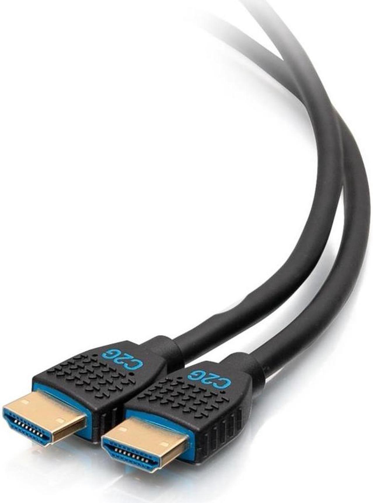 Alt view image 13 of 15 - C2G C2G10378 10 ft. Black Performance Series Ultra Flexible High Speed HDMI Cable - 4K 60Hz In-Wall, CMG (FT4) Rated Male to Male