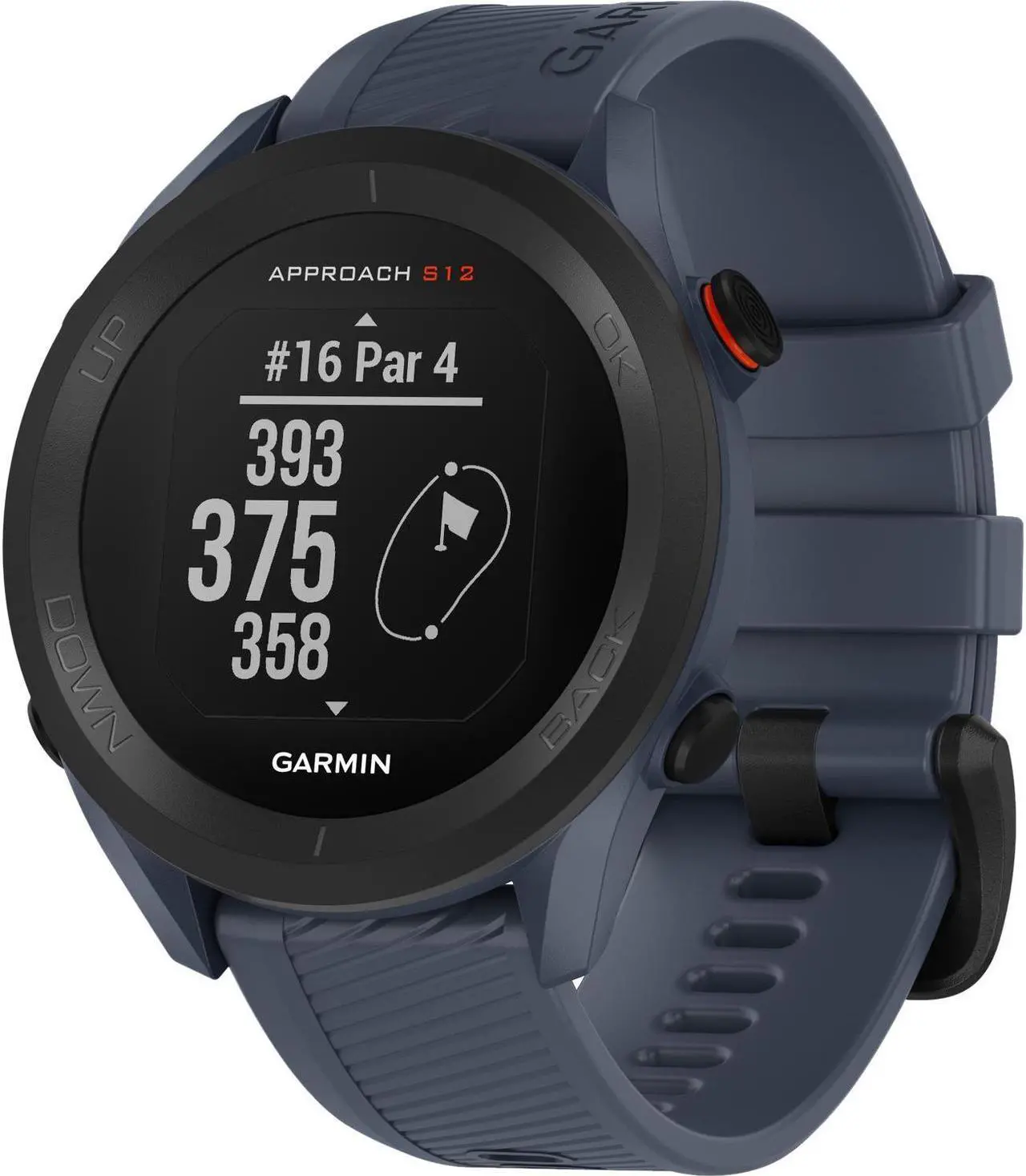 Alt view image 15 of 15 - Garmin Approach S12, Easy-to-Use GPS Golf Watch, 42k+ Preloaded Courses, Granite Blue, 010-02472-01
