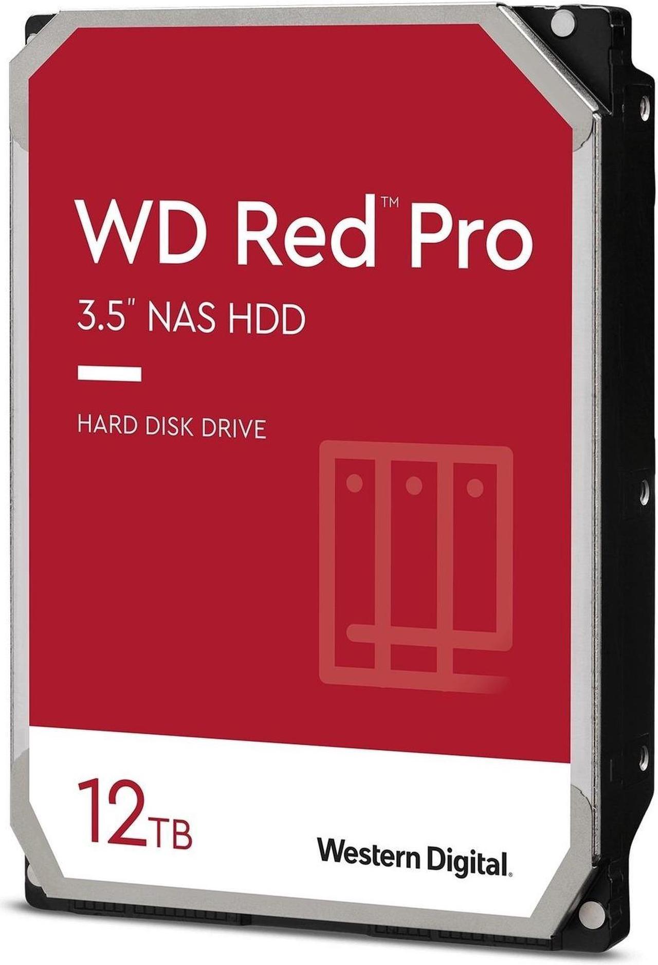 Alt view image 3 of 7 - Western WD121KFBX Digital Red Pro WD121KFBX 12 TB Hard Drive - 3.5" Internal - SATA (SATA/600) - Conventional Magnetic Recording (CMR) Method