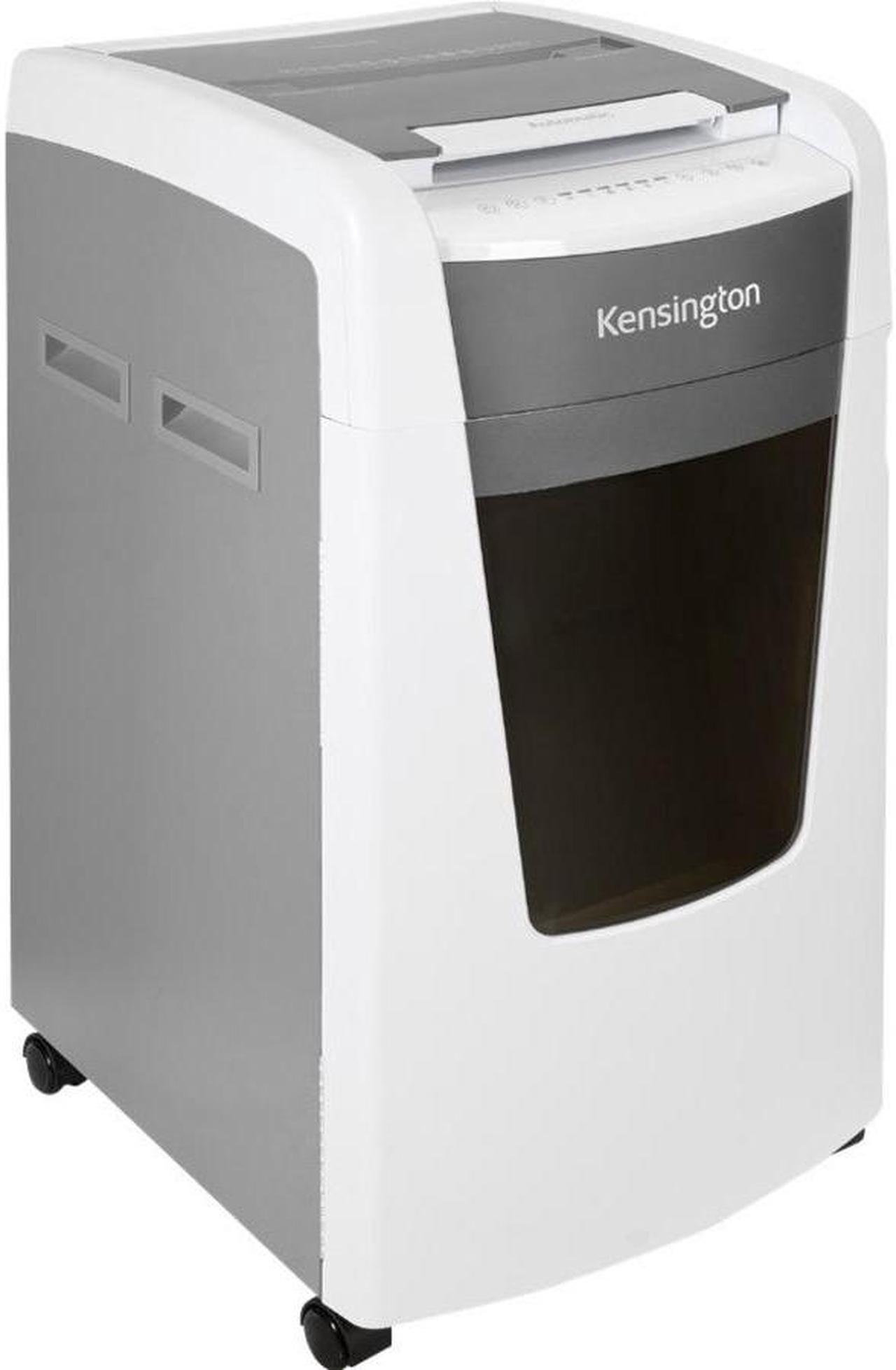 Kensington OfficeAssist Auto Feed Shredder A6000-HS Anti-Jam Micro Cut - Continuous Shredder - Micro Cut - 10 Per Pass - for shredding Paper, Staples, Paper Clip, Credit Card, Junk Mail, Glossy ...