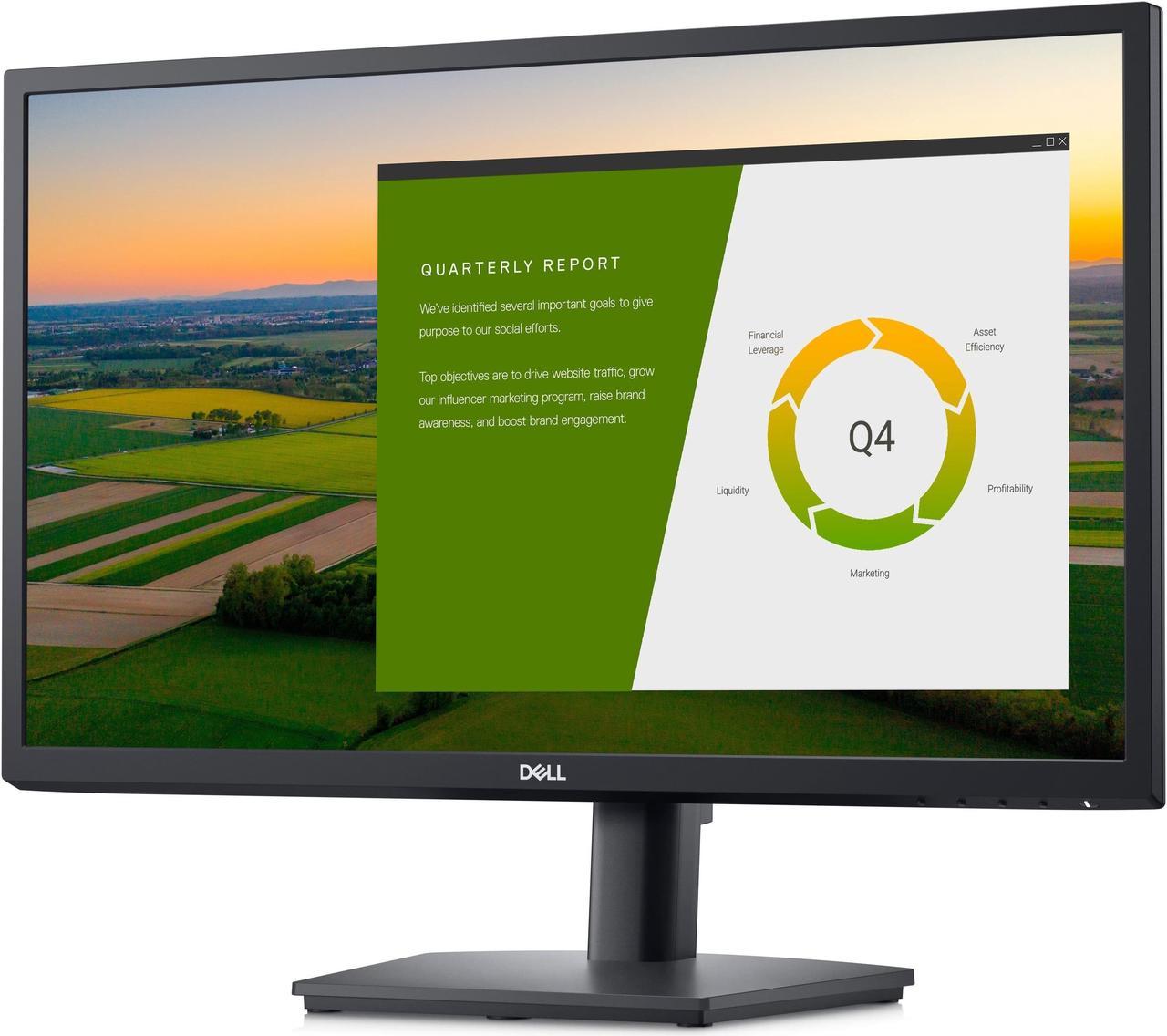 Dell E2422HS 24" 60 Hz FHD IPS Monitor 250 cd/m² Brightness 100:1, 5 ms Refresh Rate 178° / 178° Viewing Angle Anti-Glare VESA Height Swivel Tilt HDMI DisplayPort