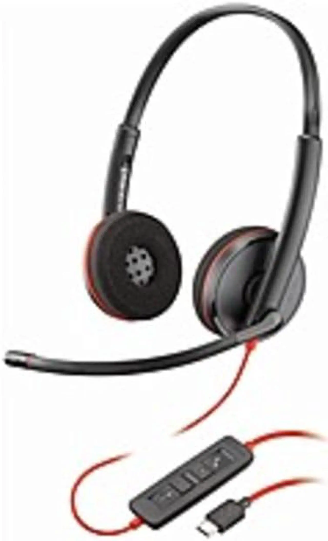 Alt view image 6 of 8 - Plantronics Blackwire 3220 USB-C Headset, On-Ear Mono Headset, Wired