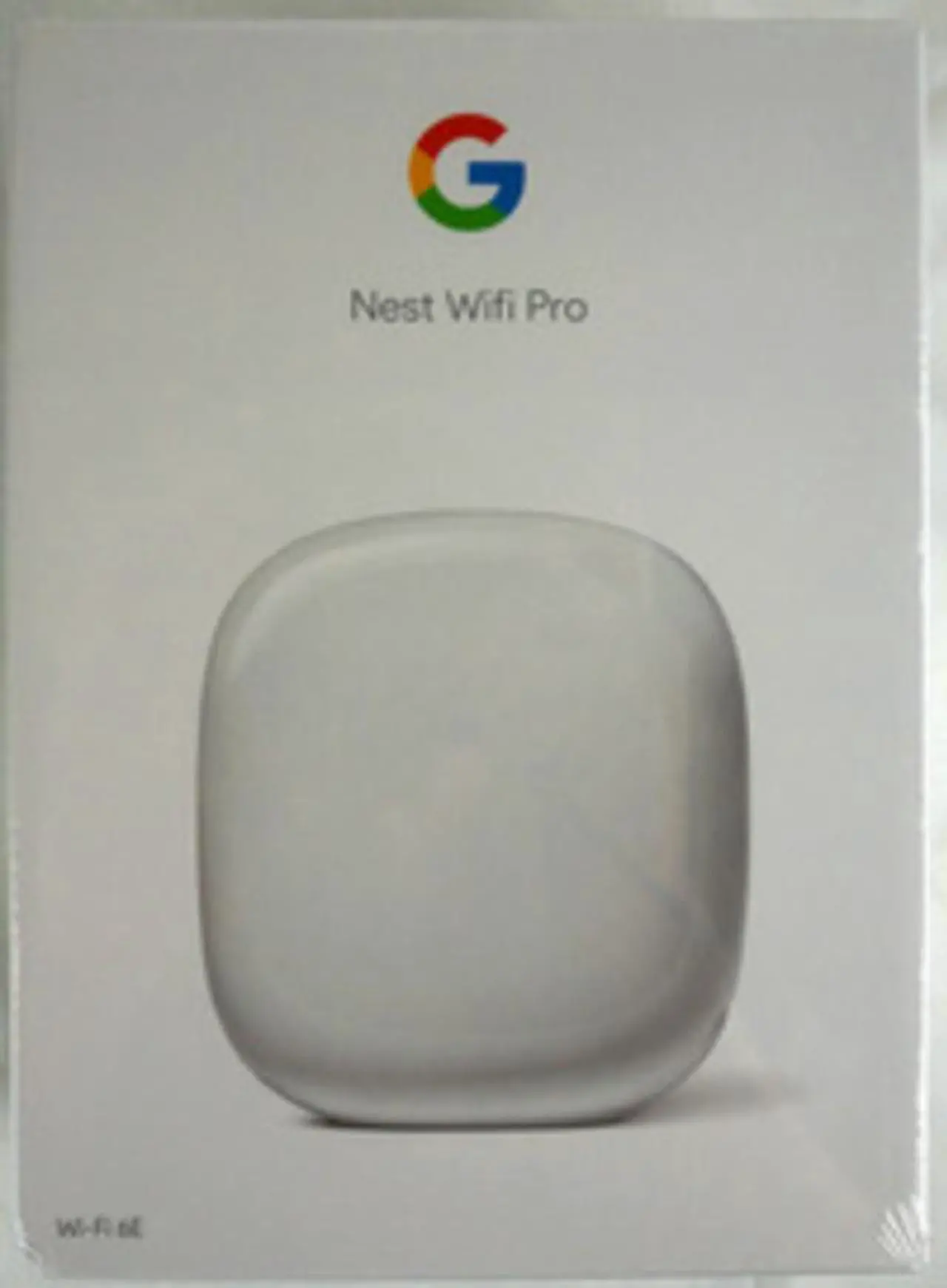 Main image of Google GA03030-US Nest Wi-Fi Pro 6E AXE5400 Mesh Wi-Fi Router - Tri-Band - RJ45 - Bluetooth - 2200 sq. ft. - Up to 5.4 Gbps - Snow