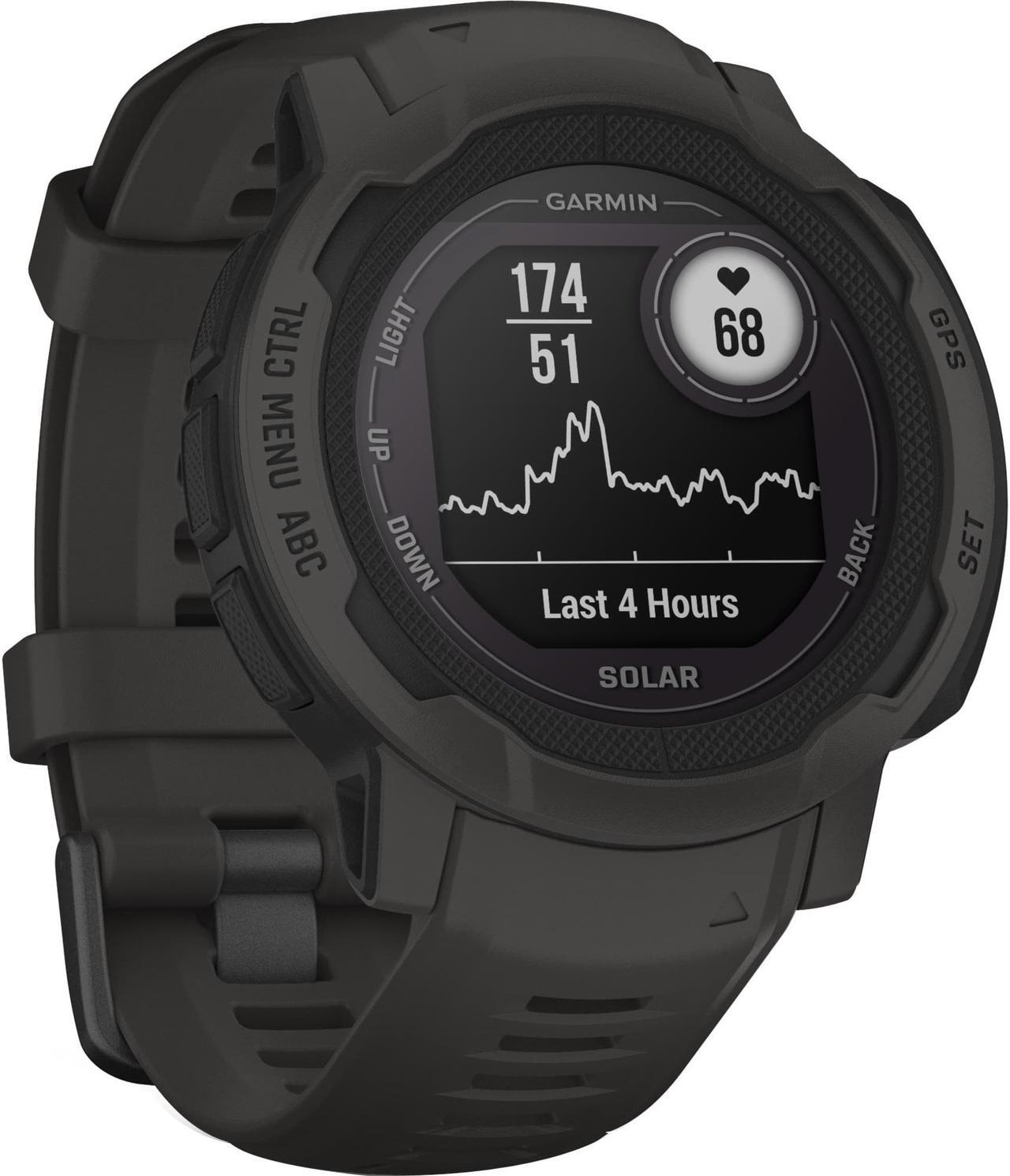 Alt view image 10 of 10 - Garmin Instinct 2 Solar, Graphite | Smart Watch 010-02627-10