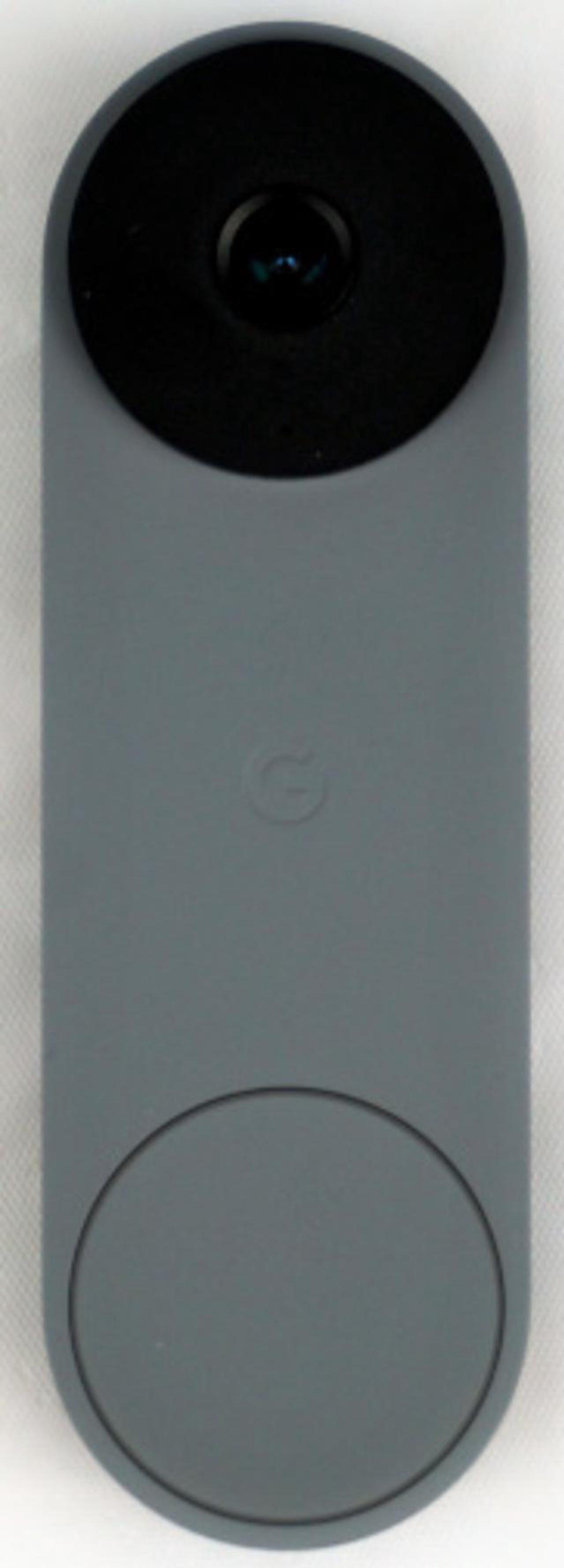 Alt view image 9 of 9 - Google Nest Doorbell 720p Wired Video Security Camera GA03696-US Ash