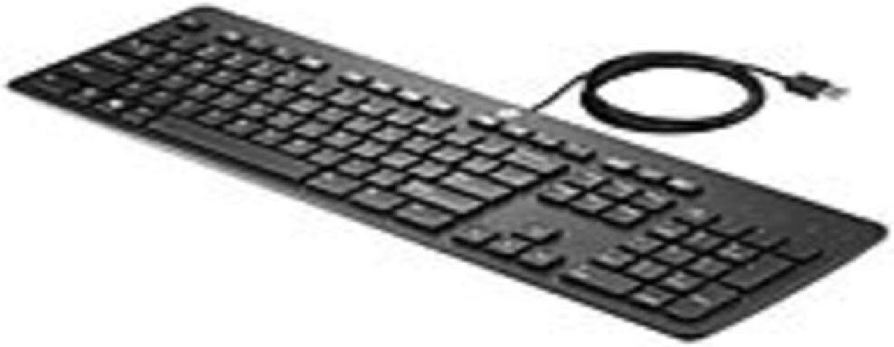 Alt view image 9 of 9 - New HP 803181-001 Wired USB Slim Keyboard