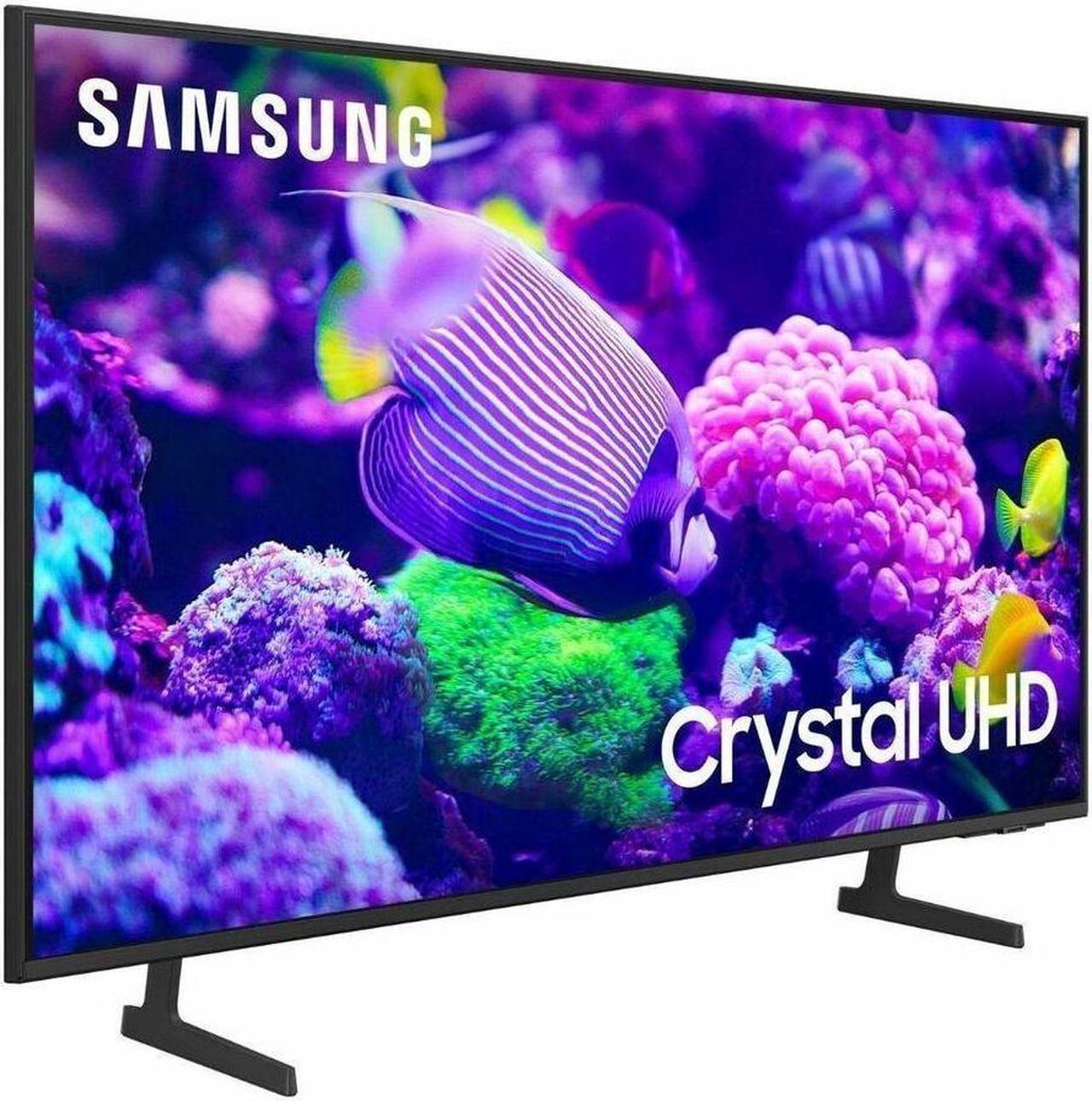 Main image of Samsung Crystal DU7200 UN55DU7200 55" Class Smart LED TV - 4K UHDTV - High Dynamic Range (HDR) - Titan Gray - HDR10+ - Edge LED Backlight - Bixby, Alexa, Google Assistant Supported - Apple TV+, ...