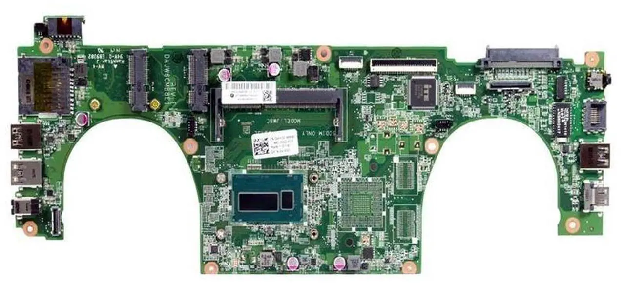 Main image of Dell 2TK7V Laptop Motherboard - Intel i5-4200U - NVidia GeForce GT 740M N14P-GV2-S-A1 2 GB Discrete Graphics - Single Slot DDR3L SO-DIMM Compatible