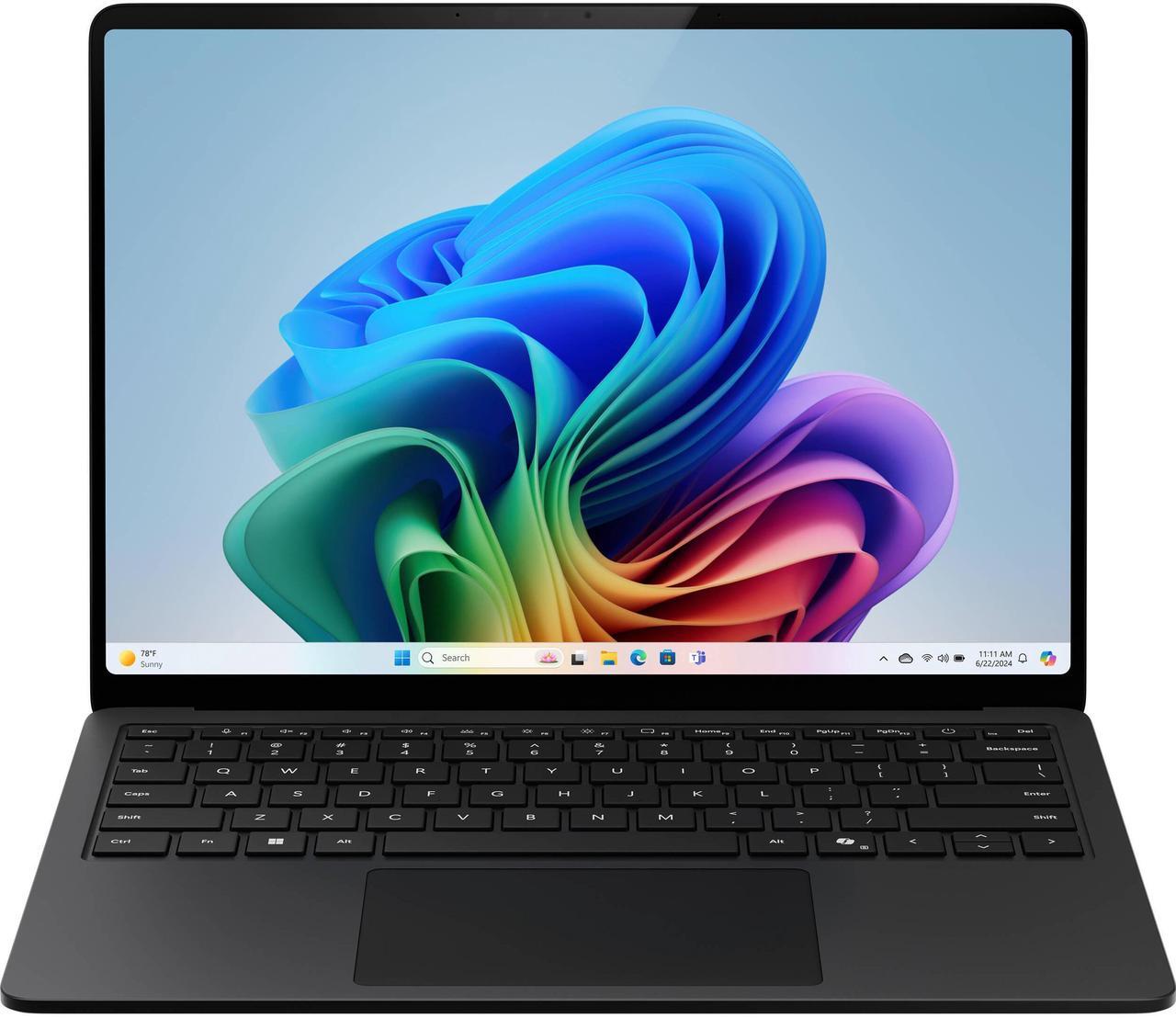 Main image of Microsoft Surface Laptop 7 ZHR-00001 15 Inches Notebook - Black - Snapdragon X1E-80-100 3.4 GHz - 32 GB LPDDR5X RAM - 1 TB NVMe Solid State Drive - Wi-Fi 7 - Touchscreen - LCD - Windows 11 Pro - ...
