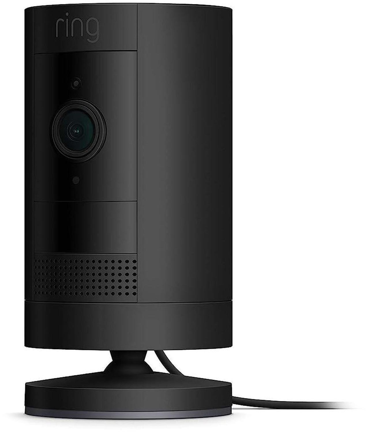 Main image of Ring B0C5QTSF5J Stick Up Indoor/Outdoor Wi-Fi Wired HD Security Camera - Android - Apple - iOS - Android - Apple iOS - Black