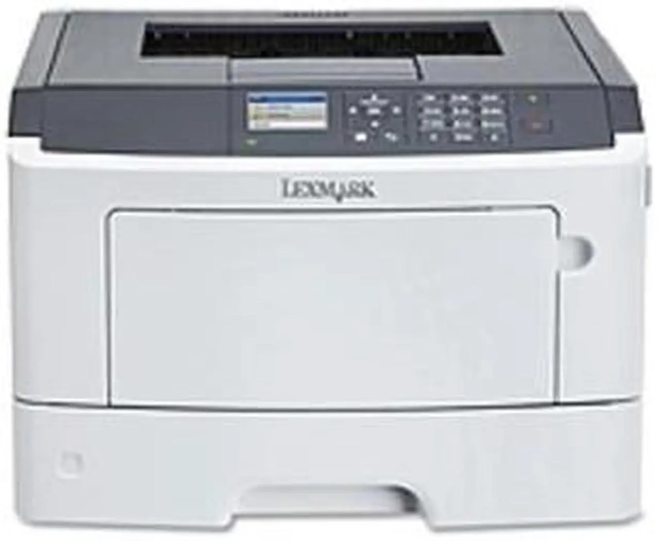 Main image of Lexmark MS510DN Laser Printer - Monochrome - 1200 x 1200 dpi Print - Plain Paper Print - Desktop - 45 ppm Mono Print - 350 sheets Input - Automatic Duplex Print - LCD - Gigabit Ethernet - USB