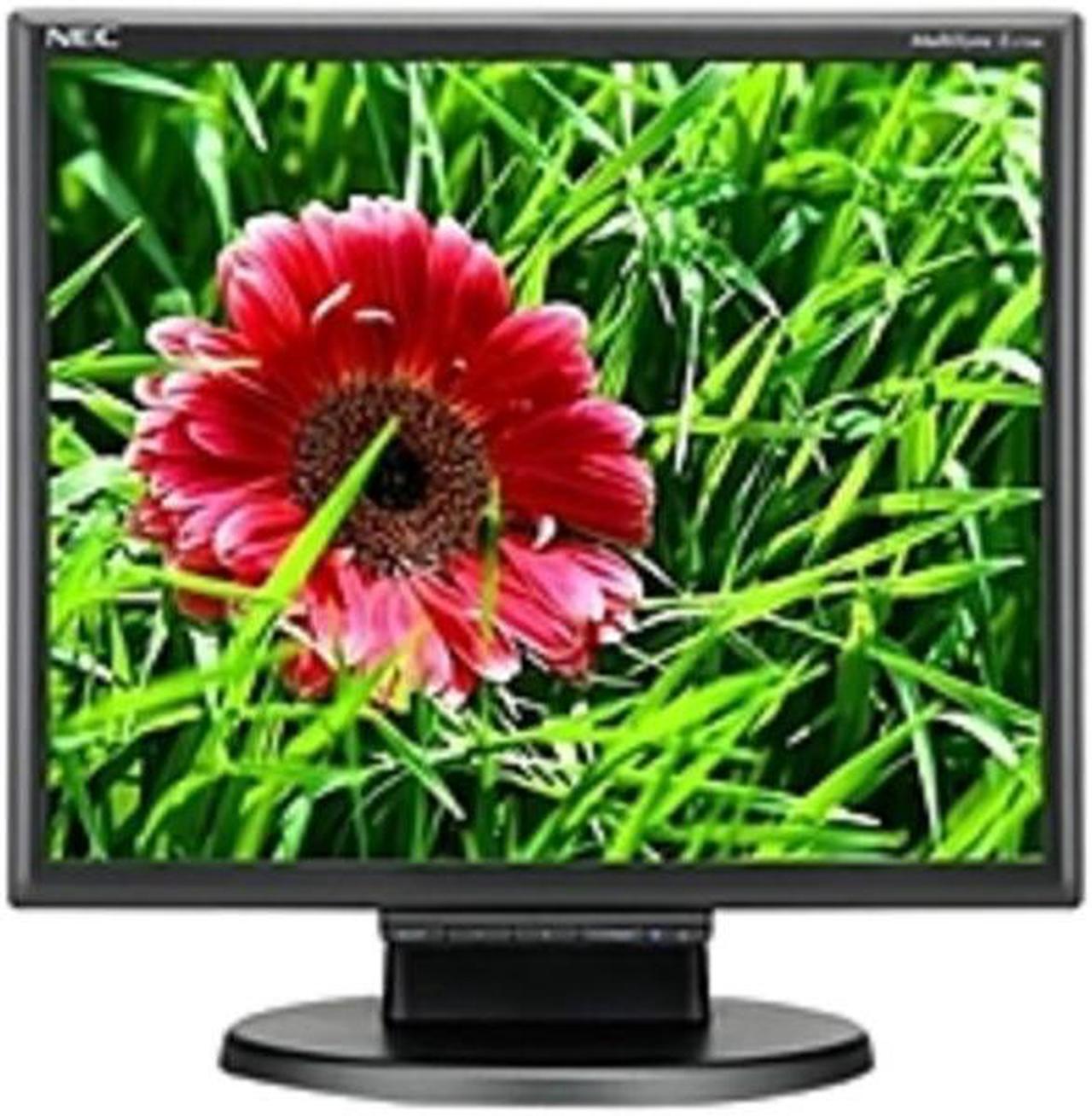Alt view image 4 of 4 - NEC Display MultiSync E171M-BK Black 17” TN Panel, Led Backlight LCD Monitor 5ms 250cd/m2, Height Adjust, Tilt & Swivel, Built-in Speakers, ECO Mode function – Carbon Footprint Meter