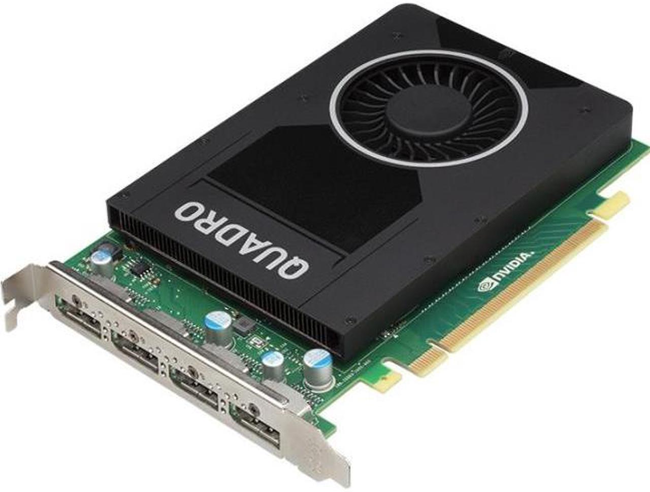 PNY Quadro M2000 Graphic Card - 4 GB GDDR5 - PCI Express 3.0 x16 - Single Slot Space Required - 128 bit Bus Width - Fan Cooler - OpenGL 4.5, OpenCL, DirectX 12, DirectCompute 5.0 - 4 x DisplayPort ...