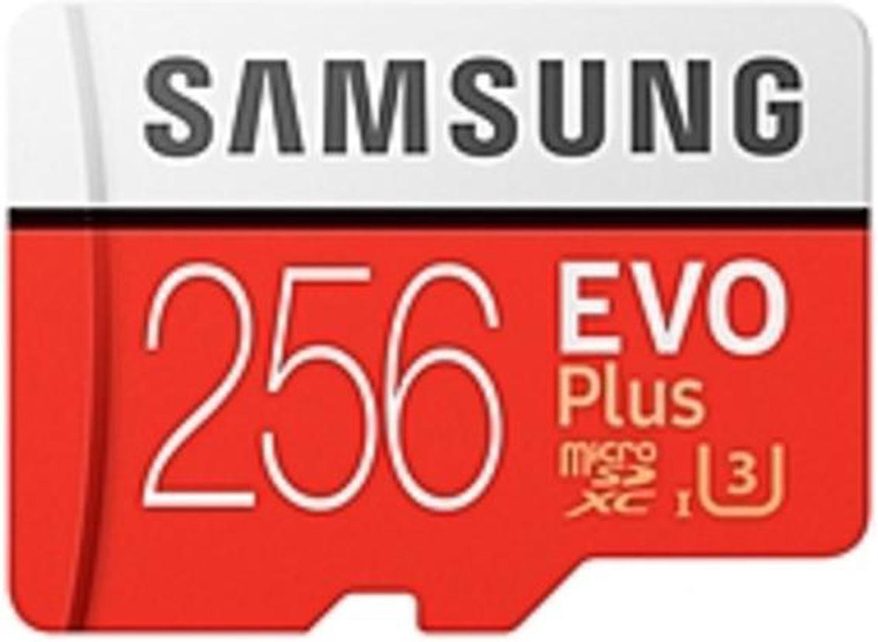 Alt view image 2 of 20 - Samsung EVO Plus 256 GB microSDXC - Class 10/UHS-I (U3) - 100 MB/s Read - 90 MB/s Write