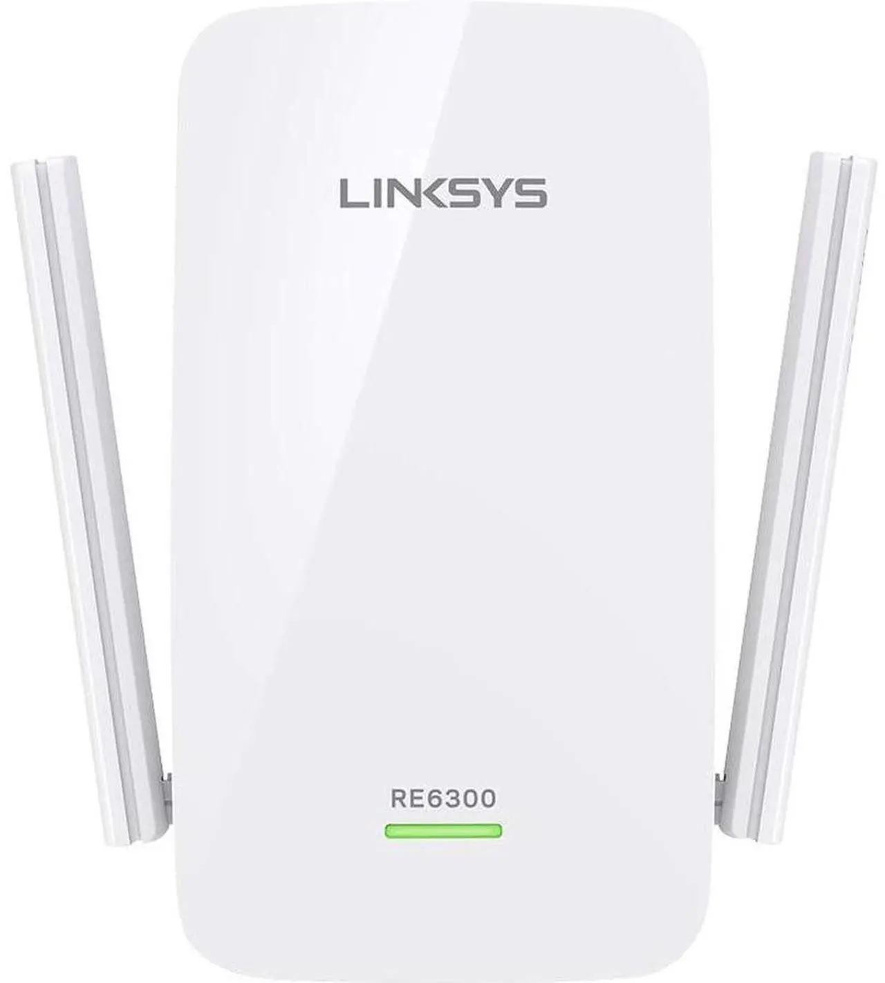 Main image of Linksys RE6300 IEEE 802.11ac 750 Mbit/s Wireless Range Extender - 2.40 GHz, 5 GHz - 1 x Network (RJ-45) - Ethernet, Fast Ethernet, Gigabit Ethernet - Wall Mountable