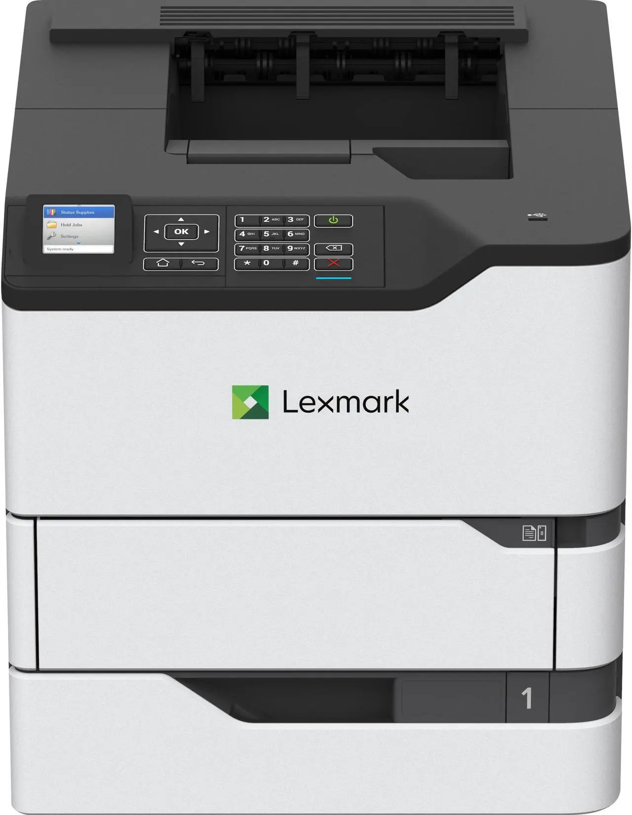 Alt view image 4 of 20 - Lexmark MS725dvn Single Function Monochrome Duplex Laser Printer