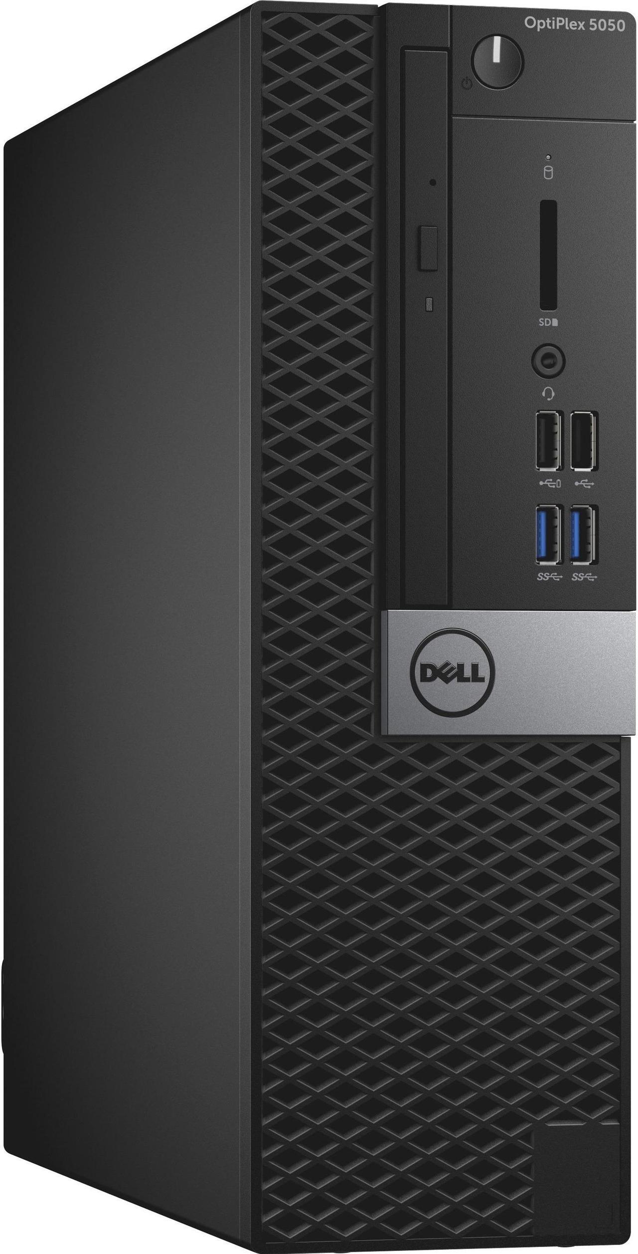 Dell-IMSourcing OptiPlex 5000 5050 Desktop Computer - Core i5 i5-7500 - 8 GB RAM - 256 GB SSD - Small Form Factor - Windows 10 Pro 64-bit - Intel HD Graphics 630 - DVD-Writer - English Keyboard