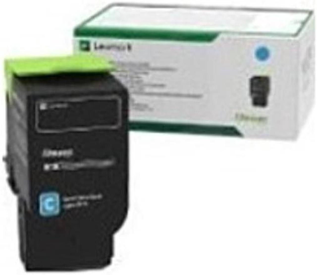 Alt view image 4 of 8 - Lexmark - 78C0XCG - Lexmark Unison Original Toner Cartridge - Cyan - Laser - Extra High Yield - 5000 Pages