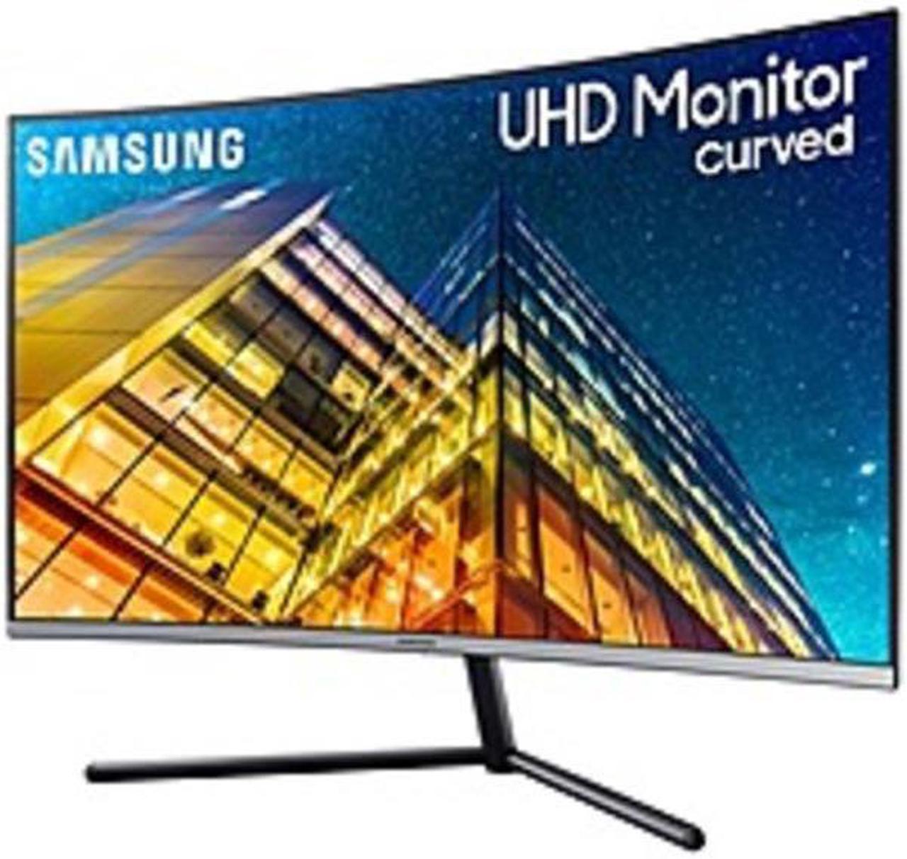 Samsung U32R590CWN 32" 4K UHD Curved Screen LCD Monitor - 16:9 - Dark Blue Gray - 3840 x 2160 - 1.07 Billion Colors - 250 Nit Typical, 200 Nit Minimum - 4 ms GTG - HDMI - MonitorPort