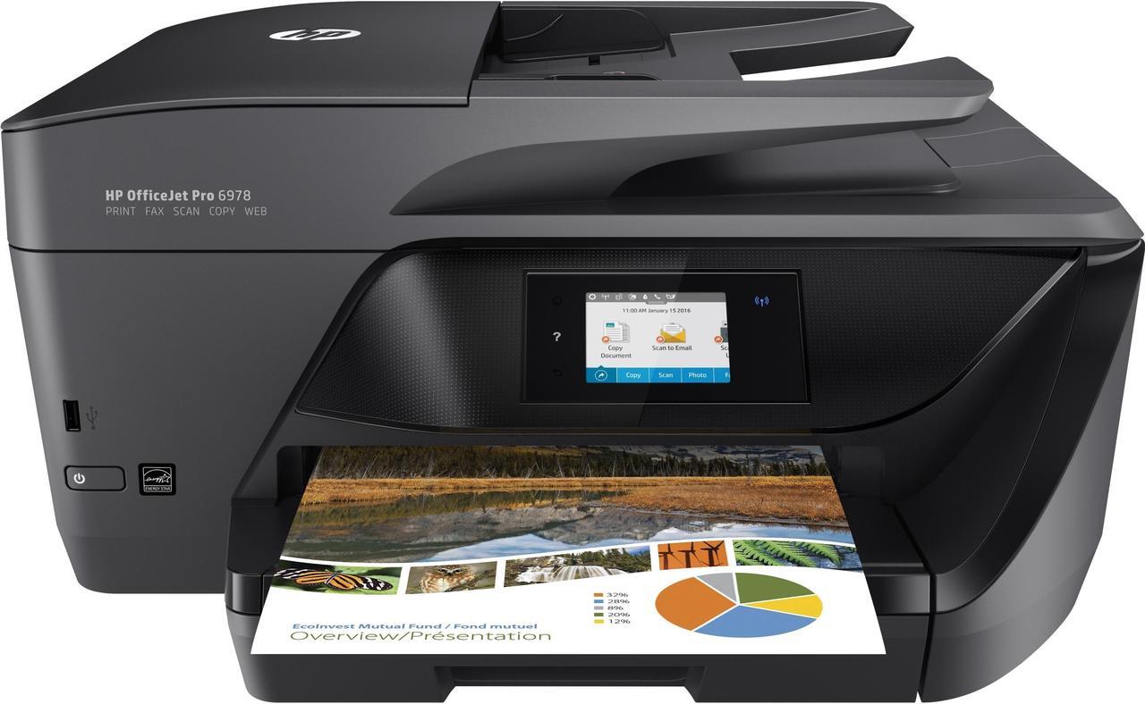 Alt view image 2 of 2 - HP Officejet Pro 6978 Inkjet Multifunction Printer - Color - Plain Paper Print - Desktop - Copier/Fax/Printer/Scanner - 30 ppm Mono/26 ppm Color Print - 600 x 1200 dpi Print - Automatic Duplex ...