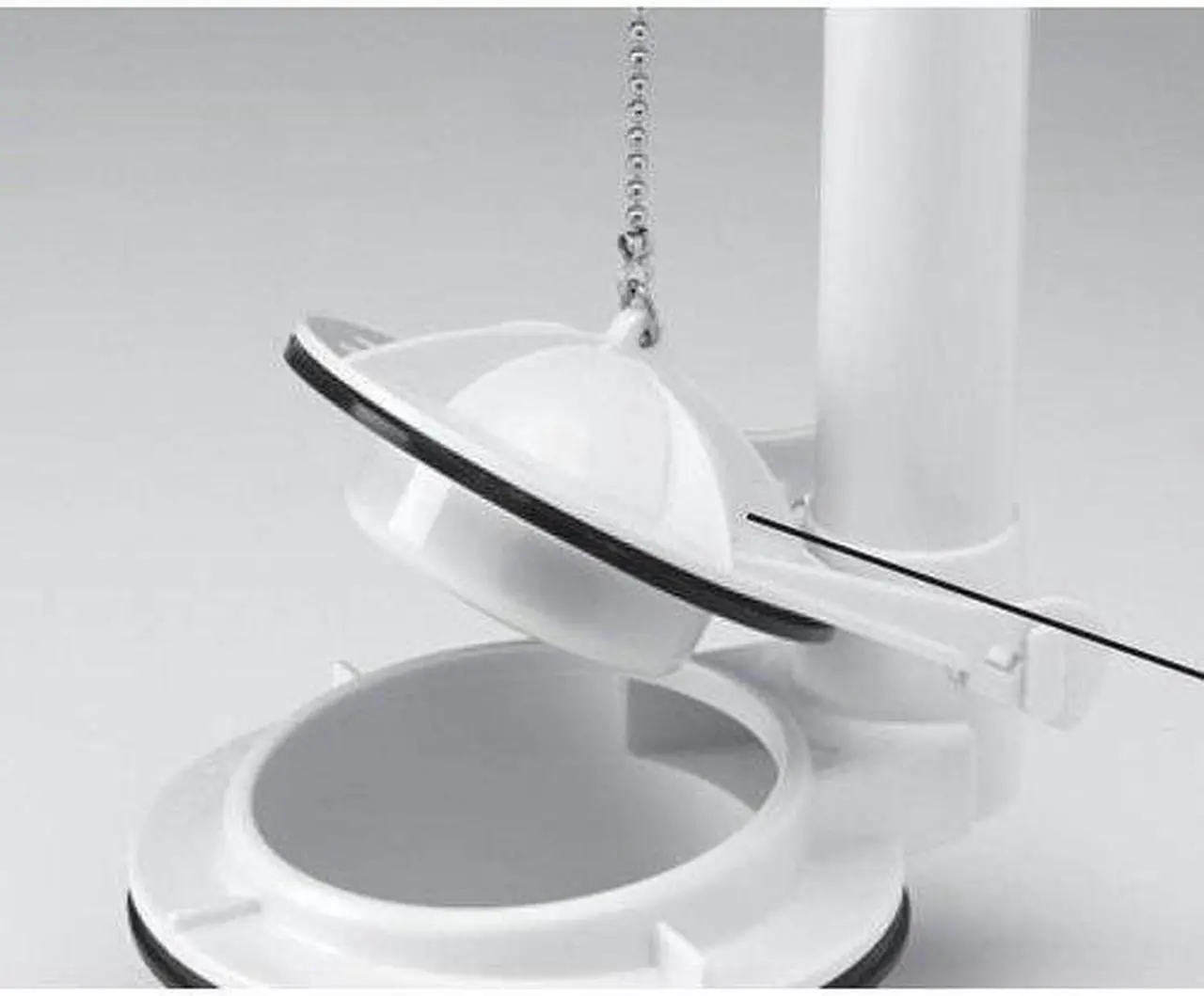 Clapet De Chasse D'eau American Standard 3 Pouces - Modèle 738920-0070A, Blanc, Neuve