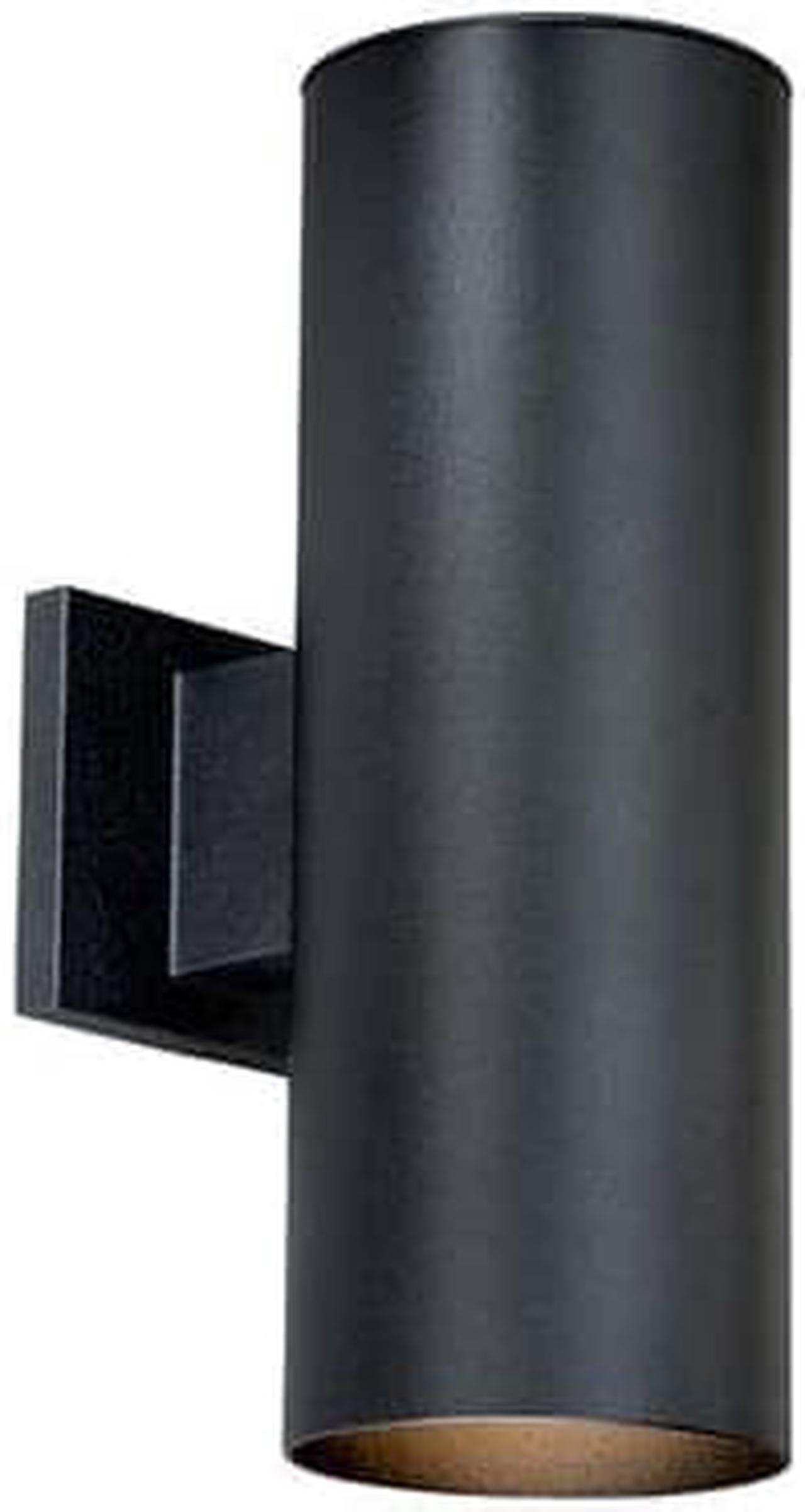Alt view image 2 of 12 - Vaxcel Chiasso 5" Outdoor Wall Light Textured Black - CO-OWB052TB