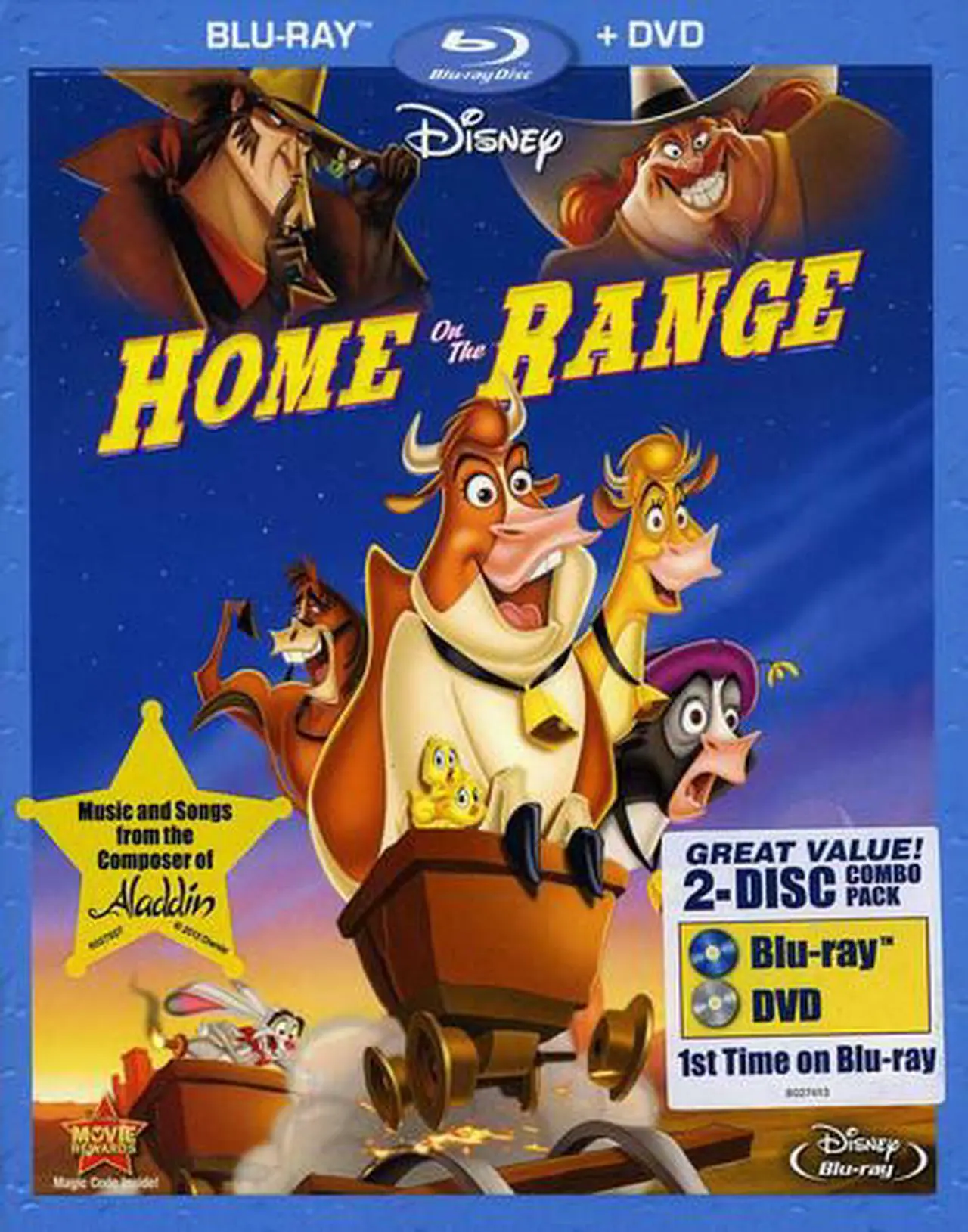 Main image of BUENA VISTA HOME VIDEO HOME ON THE RANGE (BLU-RAY/DVD/2 DISC COMBO/WS) BR109755