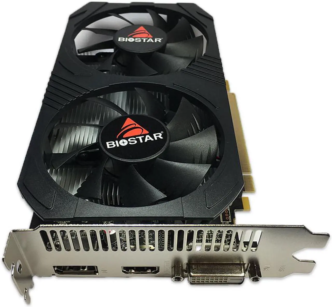 Alt view image 3 of 6 - Biostar Radeon RX 560 4GB GDDR5 128-Bit DirectX 12 PCI Express 3.0 DVI-D Dual Link, HDMI, DisplayPort and Dual Cooling Fan Gaming Edition VA5615RF41-TBVRA-BS2