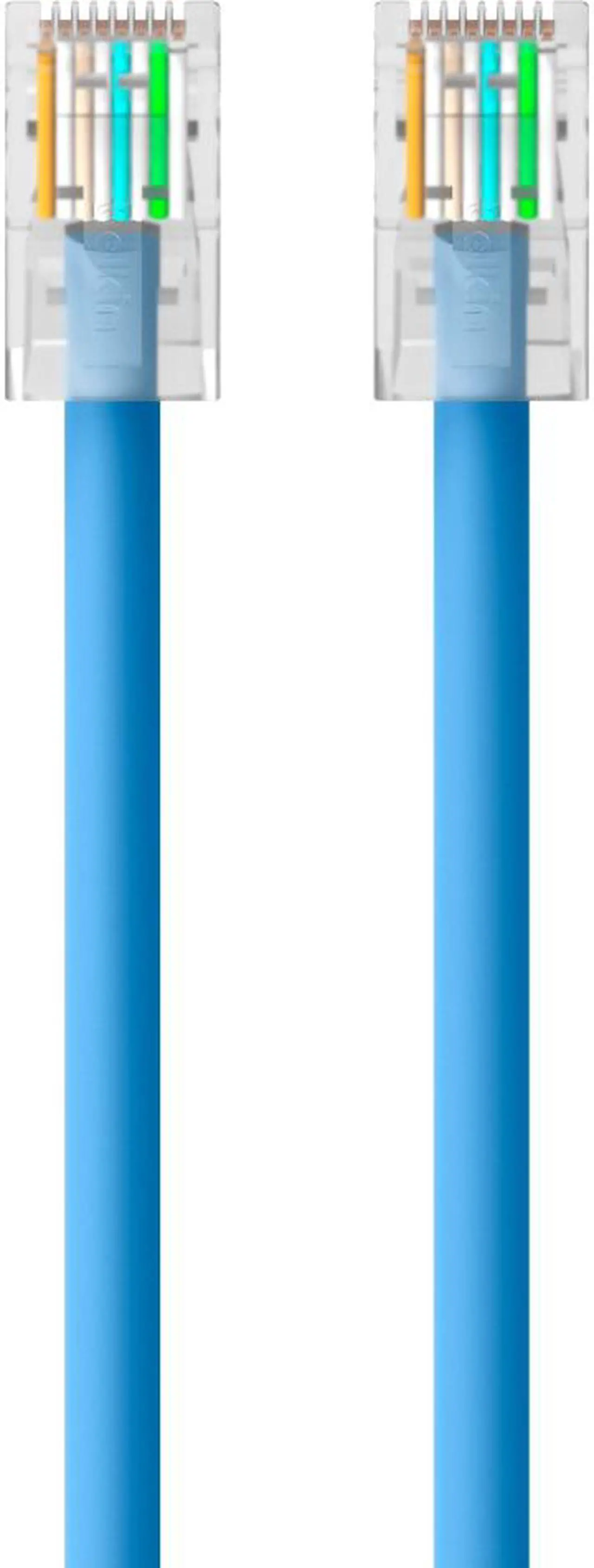 Alt view image 5 of 15 - BELKIN INTERNATIONAL INC A3L980-06-BLU CABLE,CAT6,UTP,RJ45M/M,6 ,BLU,PATCH