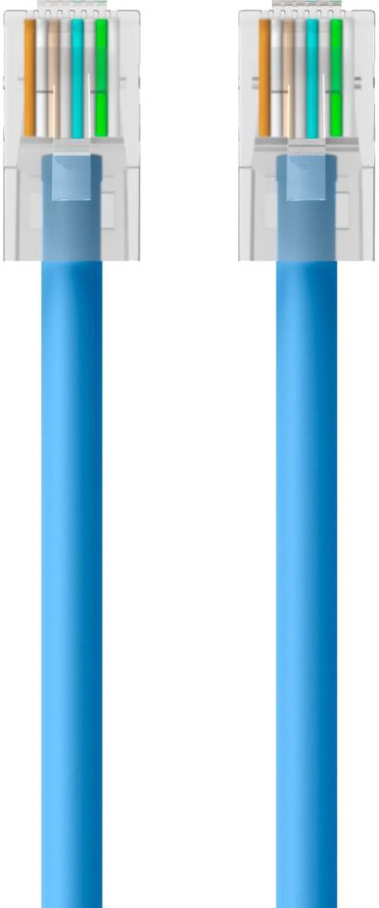 Alt view image 4 of 15 - BELKIN INTERNATIONAL INC A3L980-06-BLU CABLE,CAT6,UTP,RJ45M/M,6 ,BLU,PATCH