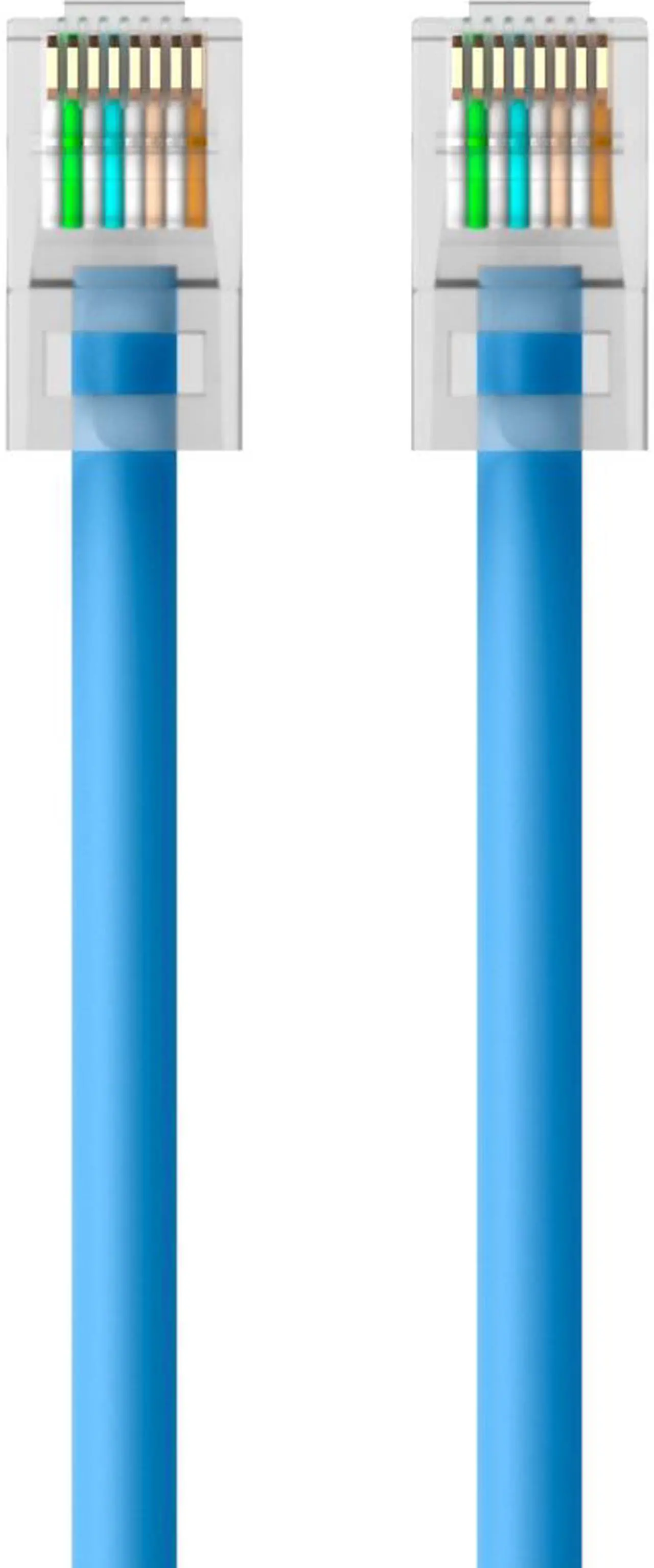 Alt view image 7 of 15 - BELKIN INTERNATIONAL INC A3L980-06-BLU CABLE,CAT6,UTP,RJ45M/M,6 ,BLU,PATCH