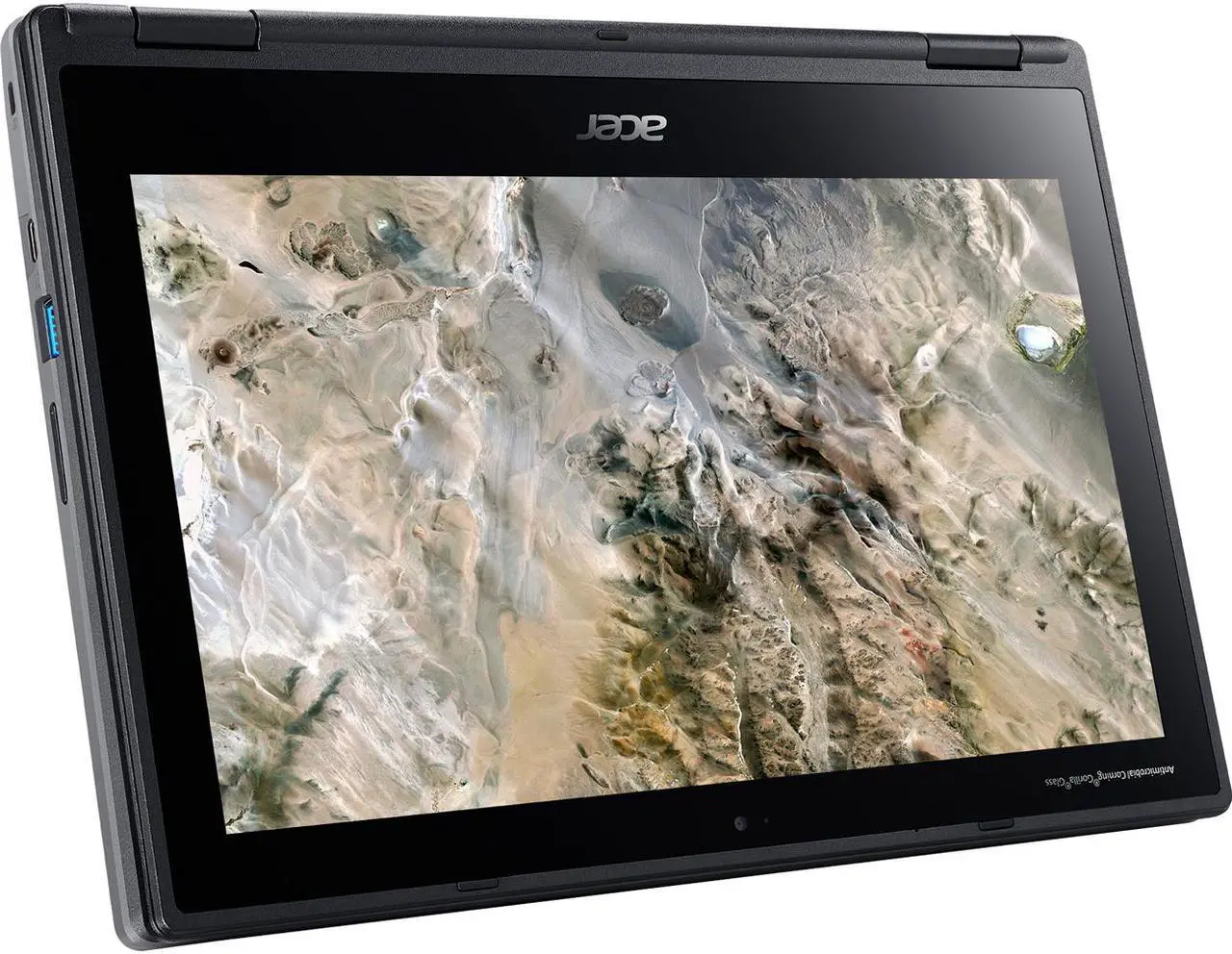Alt view image 2 of 14 - Acer Chromebook Spin 311 R721T-62ZQ 11.6" Touchscreen 2 in 1 Chromebook - 1366 x 768 - A-Series A6-9220C - 4 GB RAM - 32 GB Flash Memory - Shale Black - Chrome OS - AMD Radeon R5 Graphics - In-pl