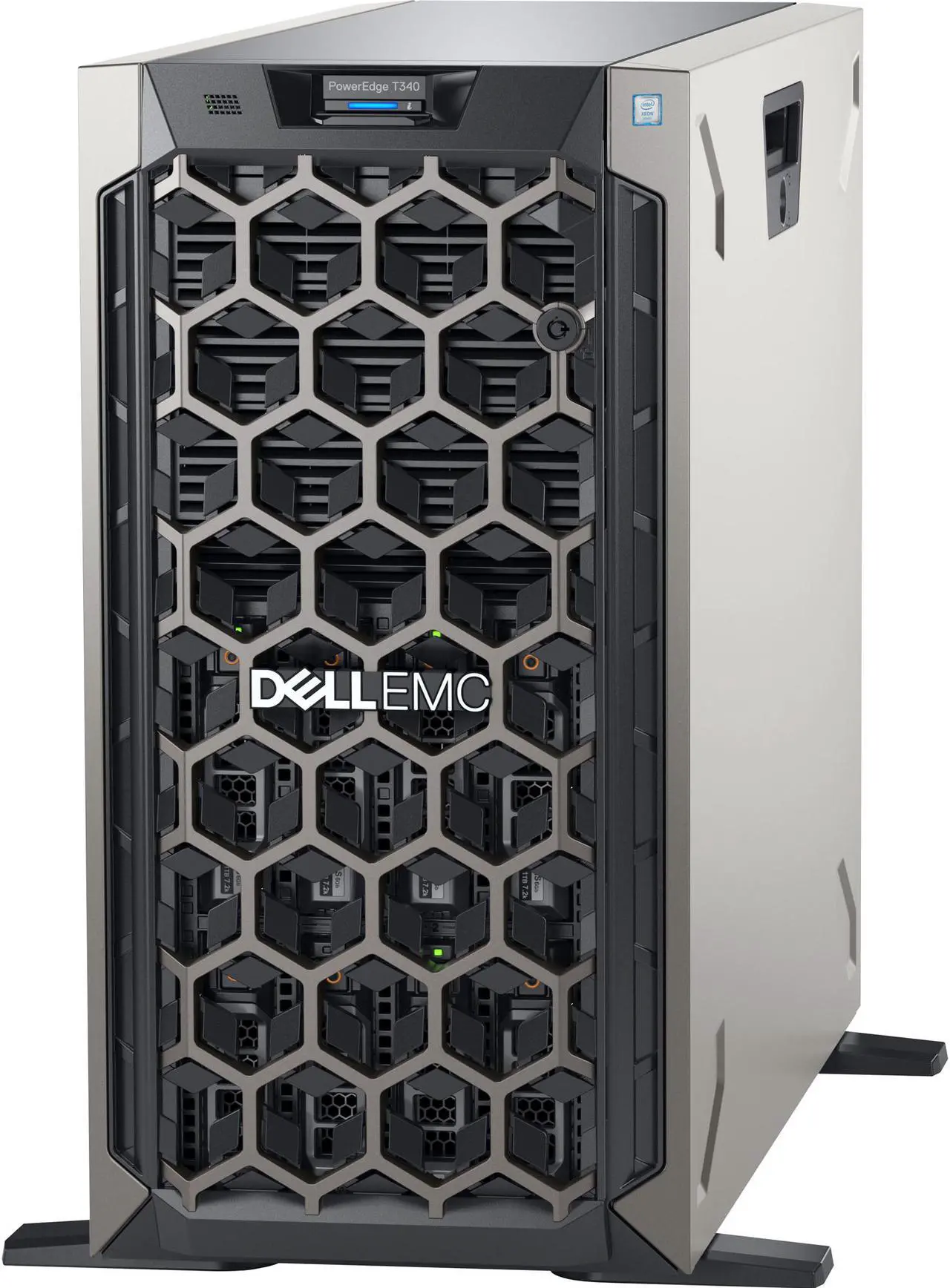 Alt view image 5 of 13 - Dell EMC PowerEdge T340 5U Tower Server 1 x Xeon E-2234 8GB 1T B 1TB HDD ATA XDX41
