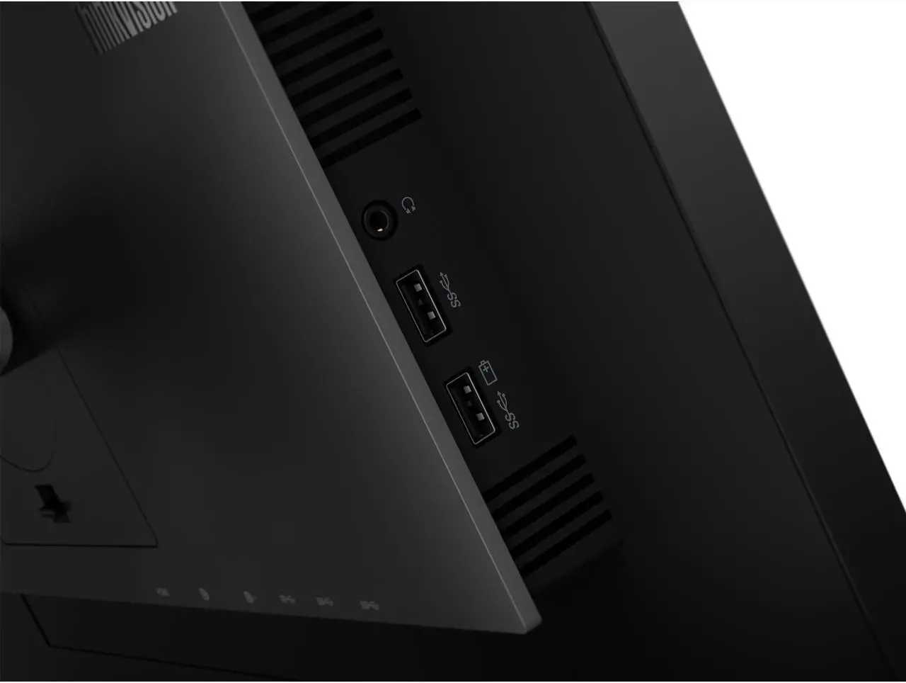 Alt view image 5 of 18 - Lenovo ThinkVision P24q-20 23.8" WQHD WLED LCD 60Hz Monitor - 16:9 - Raven Black - 24" Class - in-Plane Switching (IPS) Technology - 2560 x 1440-16.7 Million Colors - 300 Nit Typical - 4 ms