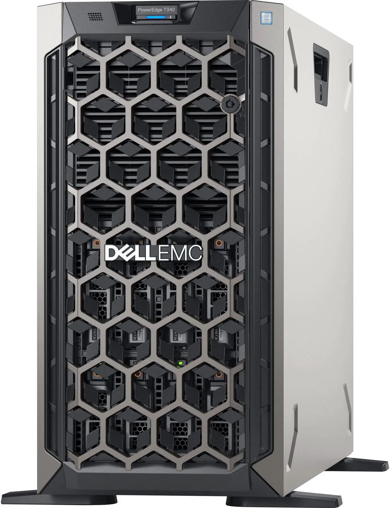 Alt view image 2 of 13 - Dell EMC PowerEdge T340 5U Tower Server 1 x Xeon E-2234 8GB 1T B 1TB HDD ATA XDX41
