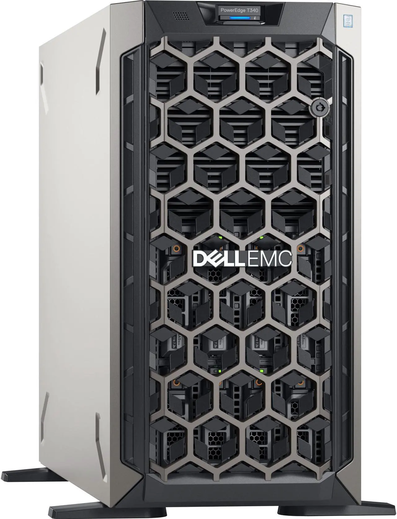 Alt view image 3 of 13 - Dell EMC PowerEdge T340 5U Tower Server 1 x Xeon E-2234 8GB 1T B 1TB HDD ATA XDX41