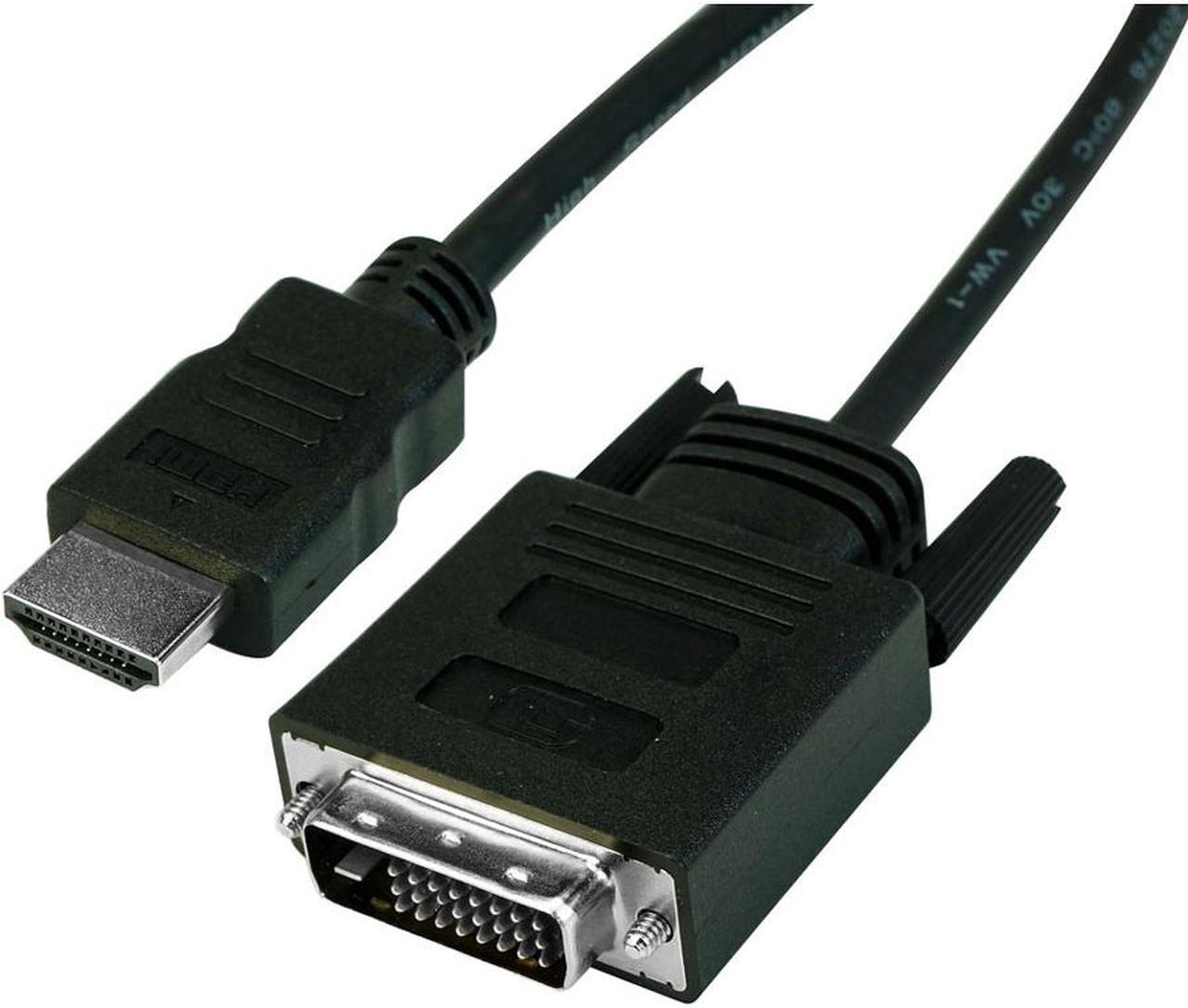 Alt view image 4 of 12 - VisionTek HDMI to DVI-D Bi-Directional 2M Active Cable M/M 901192