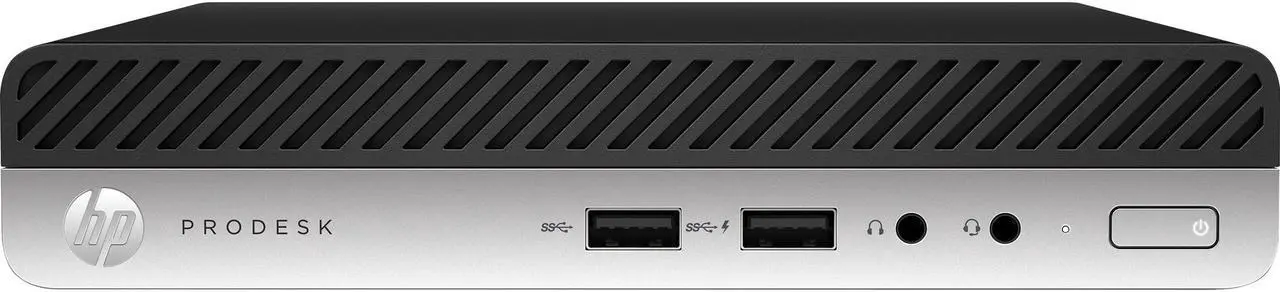 Alt view image 4 of 7 - HP ProDesk 400 G4 Mini Desktop Computer, Intel Six-Core i5-8500T, 8GB RAM, 256GB SSD, Windows 10 Pro (Renewed)